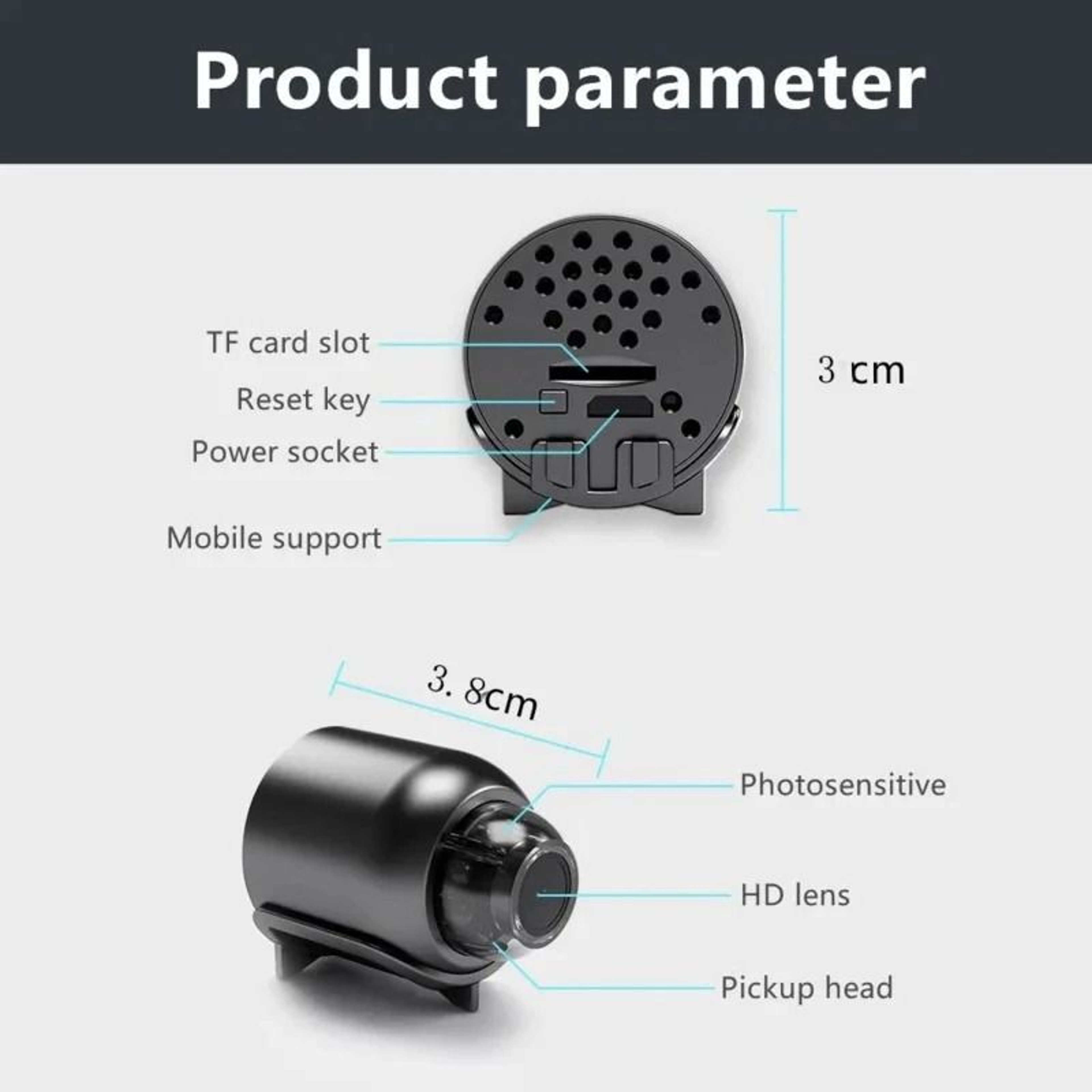 1080P Mini Surveillance Camera  Wireless Night Vision  Motion Detection 5