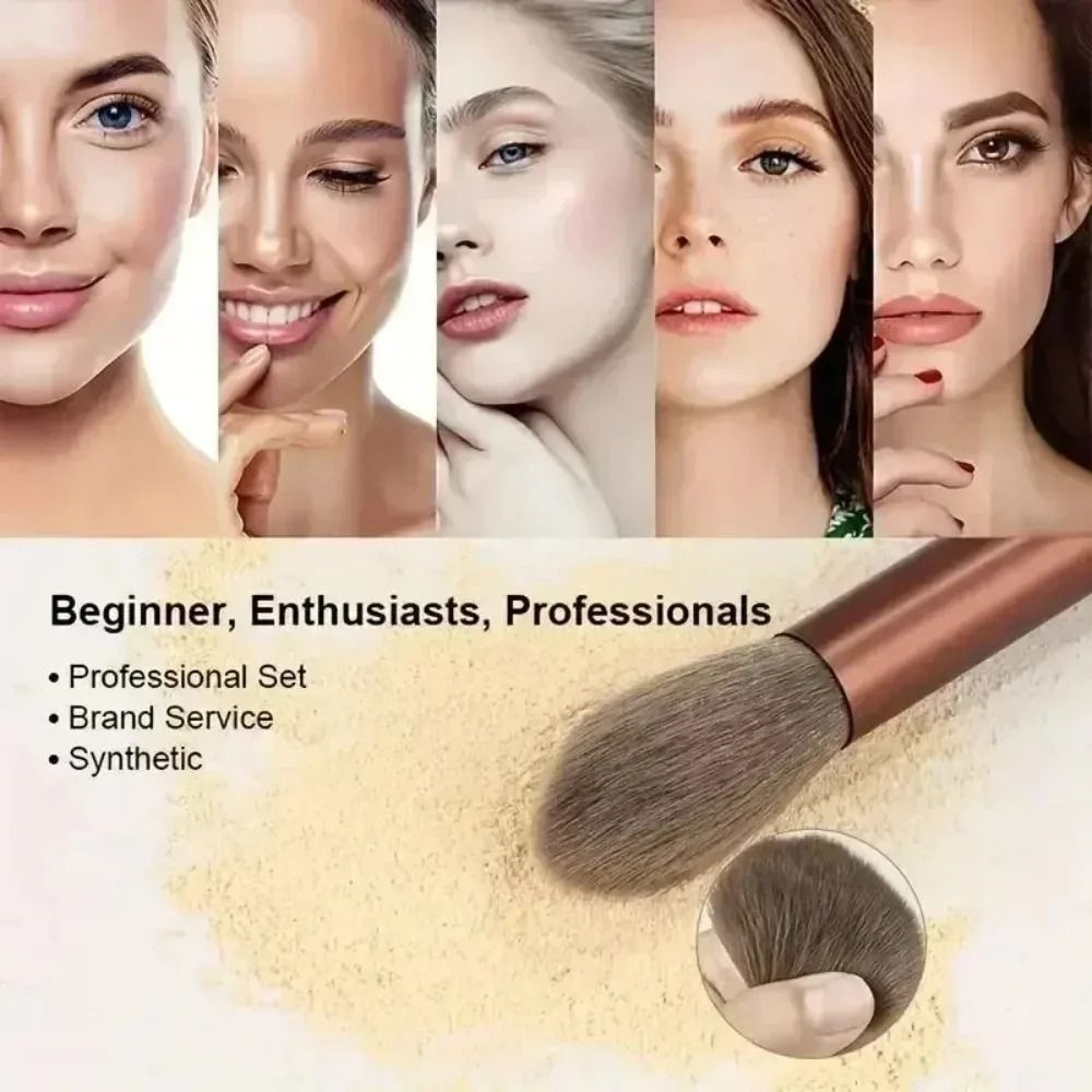 Soft  Fluffy Makeup Brush Set  Essential Beauty Blending Tool 2