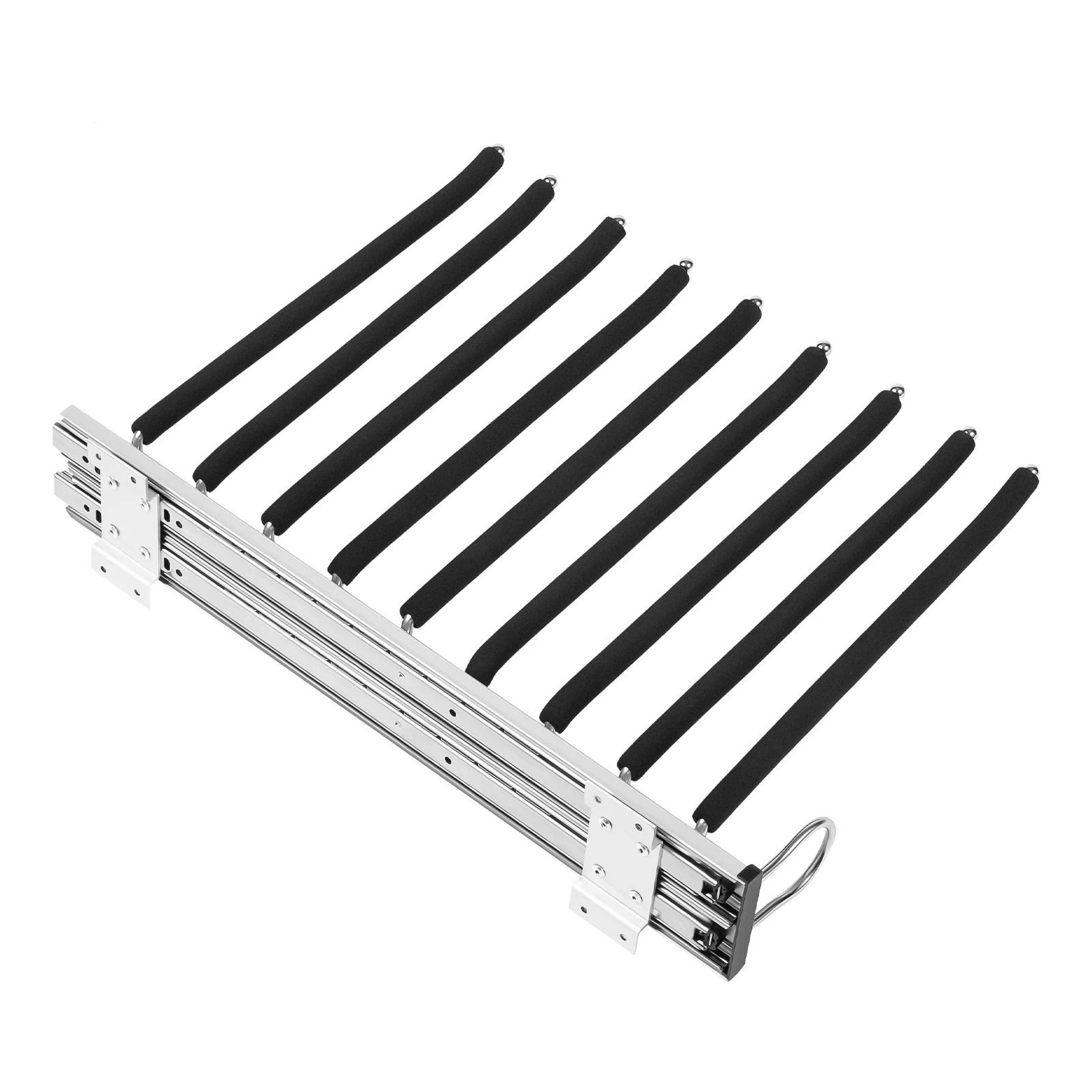 Extendable 9Arm PullOut Trousers Rack  Modern Closet Clothes  Towel Organizer 5