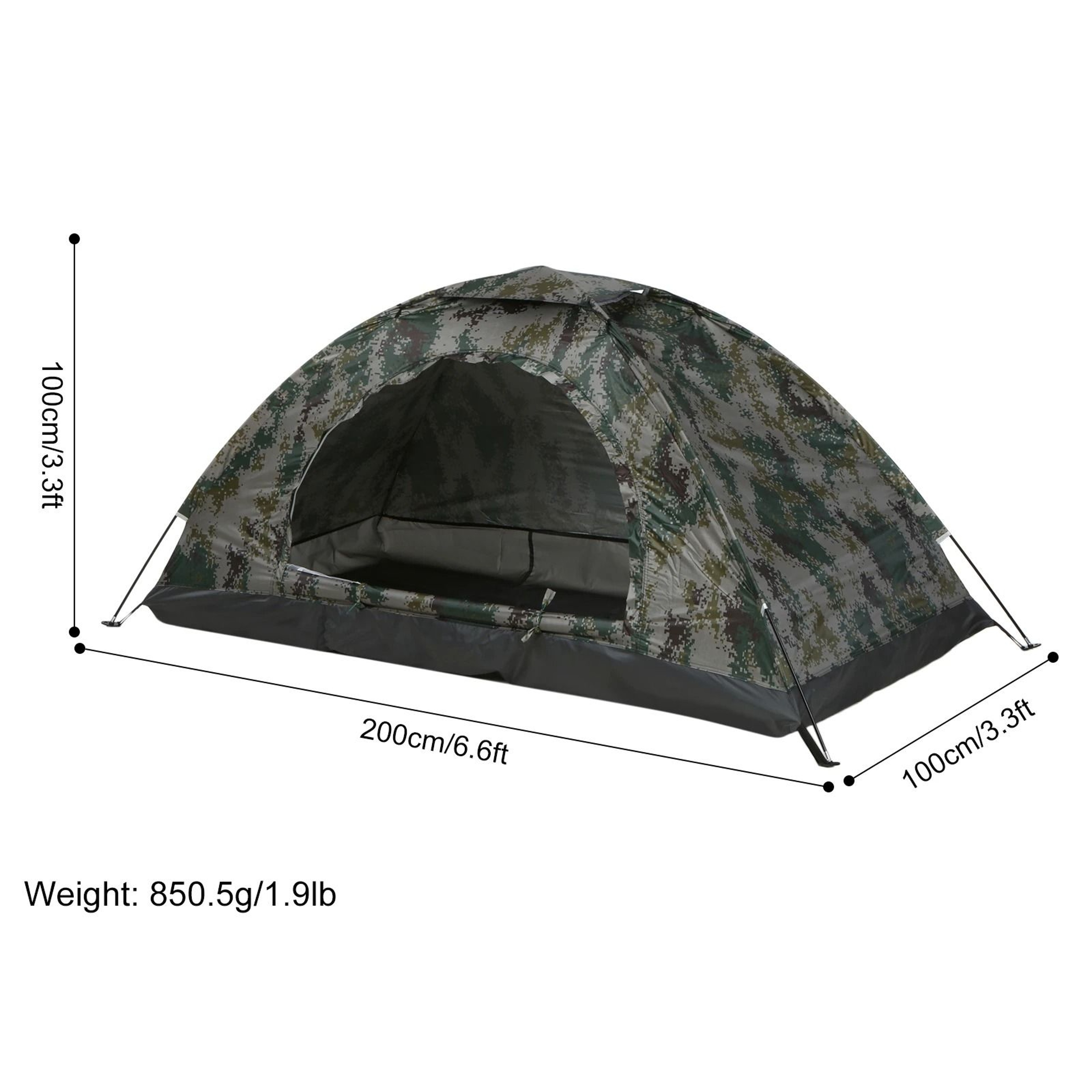 Ultralight Camping Tent  Portable AntiUV Outdoor Shelter 2