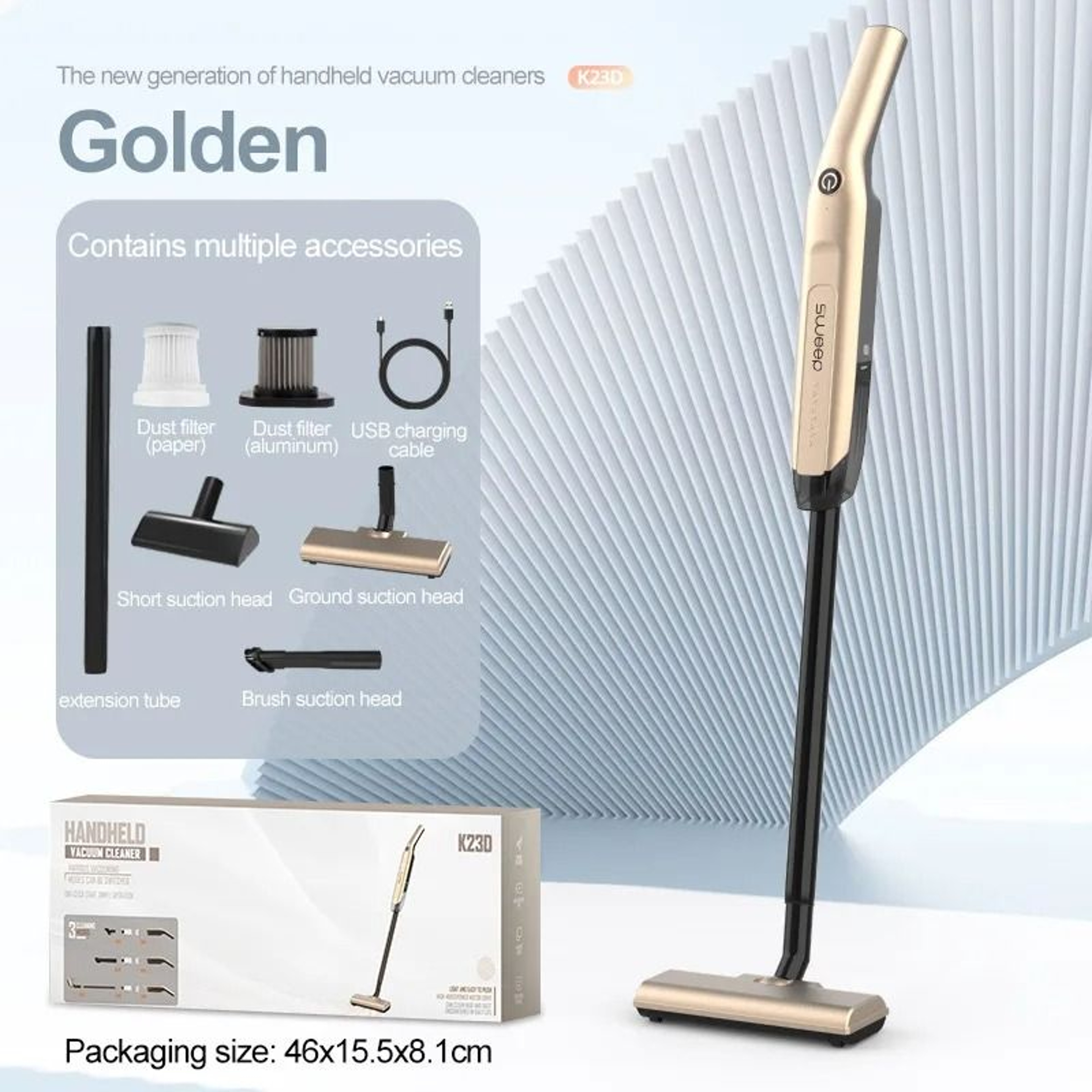 3in1 Wireless Handheld Vacuum Cleaner  20000Pa Powerful Suction For Home  Car 4