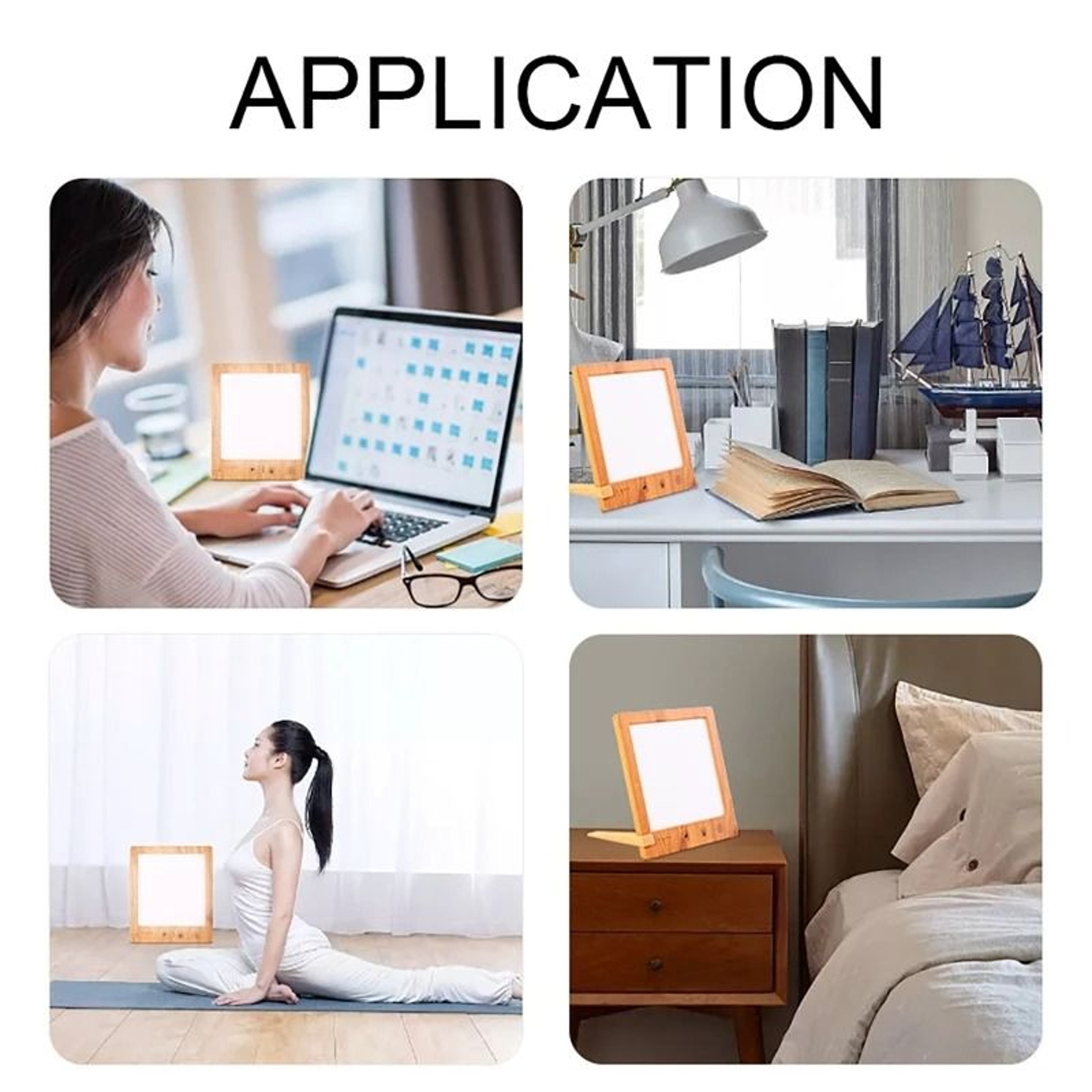 SAD Light Therapy Lamp  Smart Adjustable Sunlight Simulation Desk Lamp 4