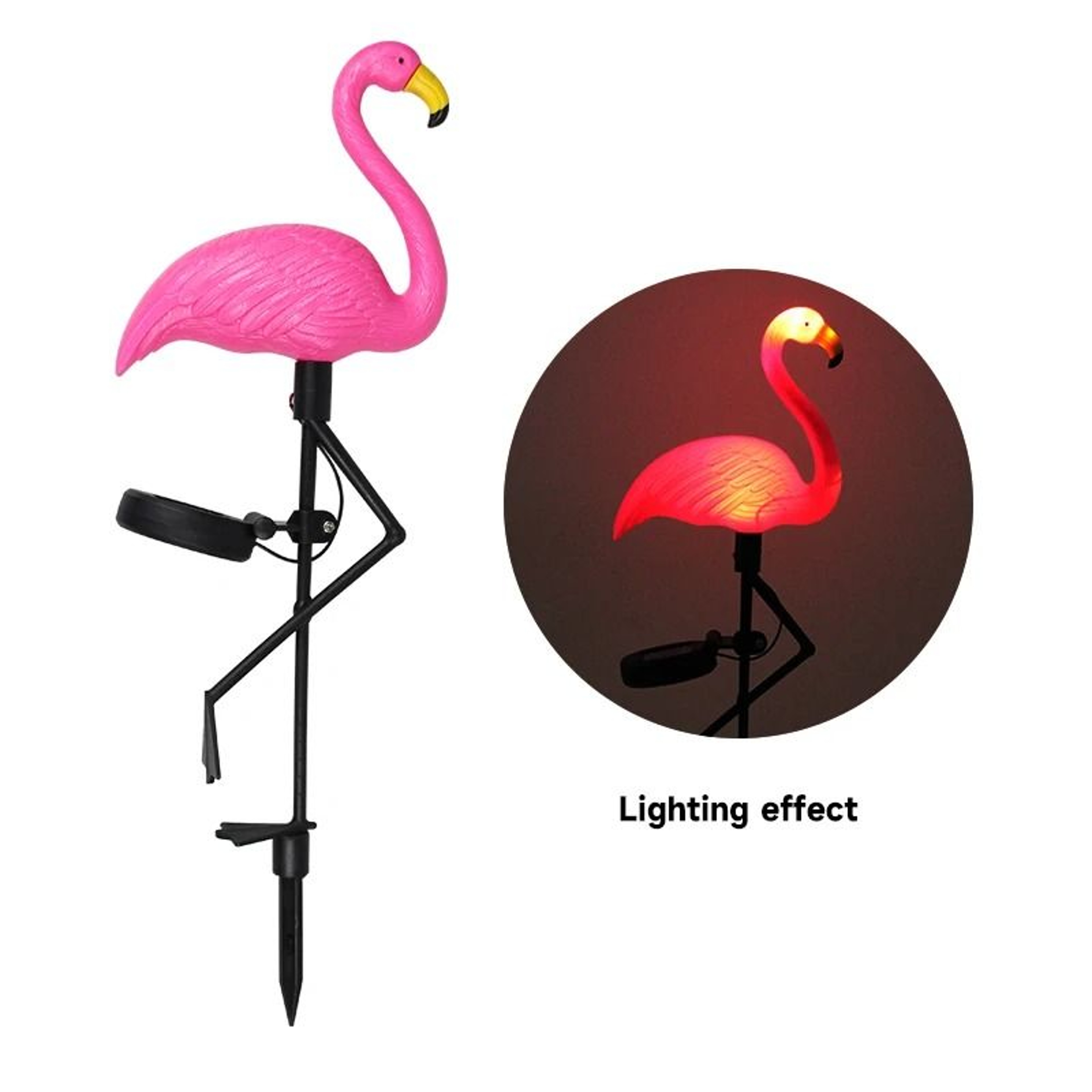 Solar Flamingo Stake Light  Waterproof LED Outdoor Garden  Pathway Decor 7