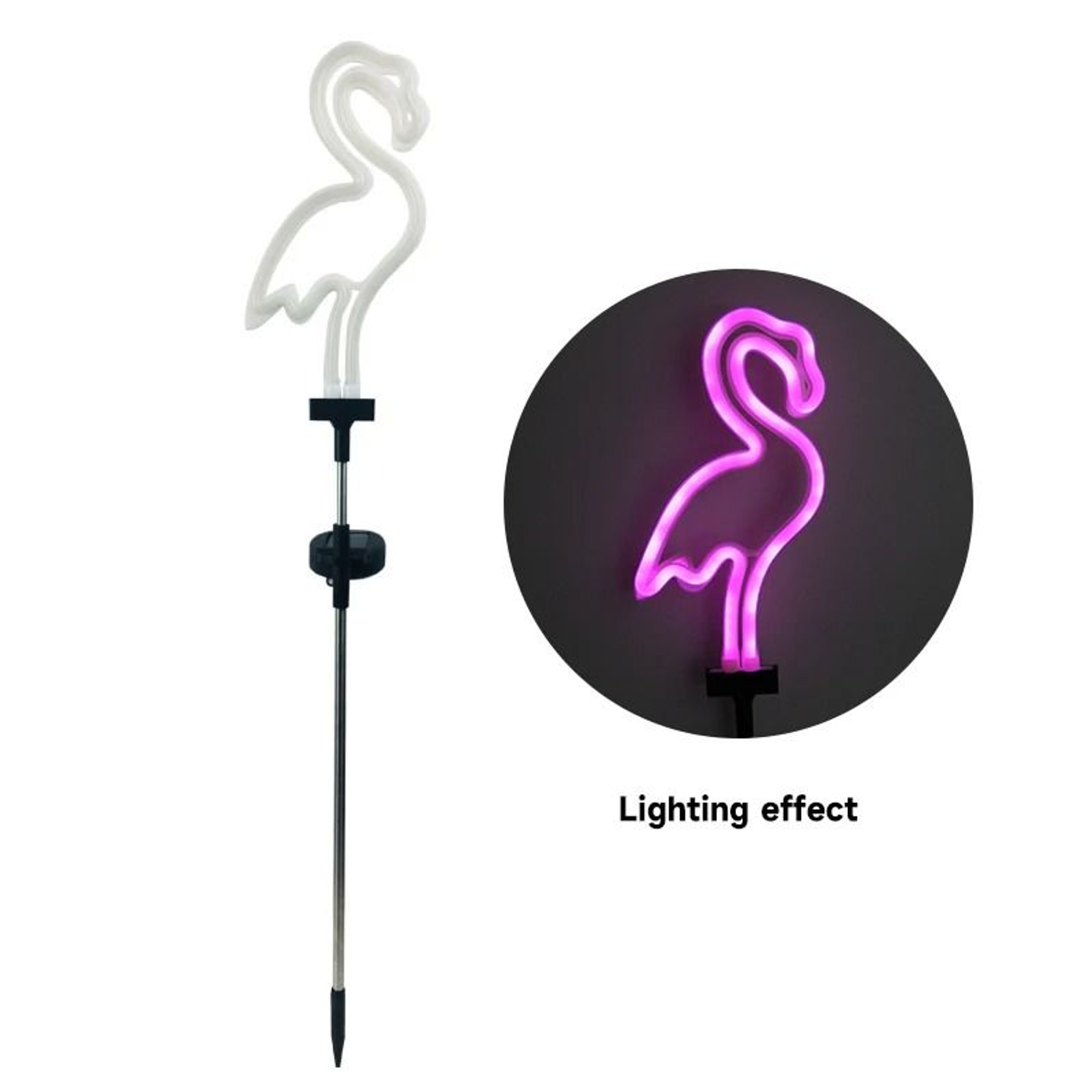 Solar Flamingo Stake Light  Waterproof LED Outdoor Garden  Pathway Decor 8