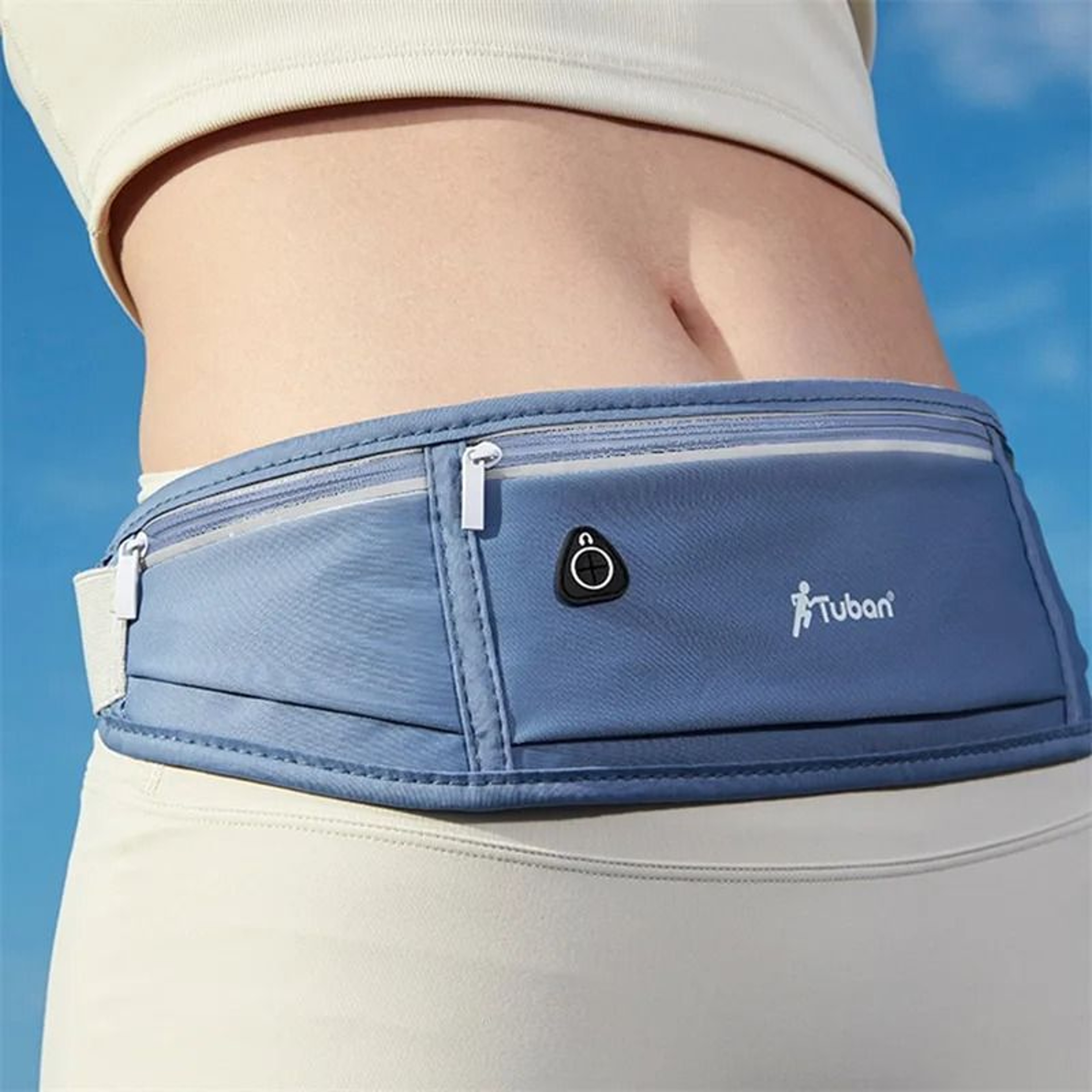 Invisible Waterproof Running Waist Bag  Slim Sports Fanny Pack For Men  Women 0