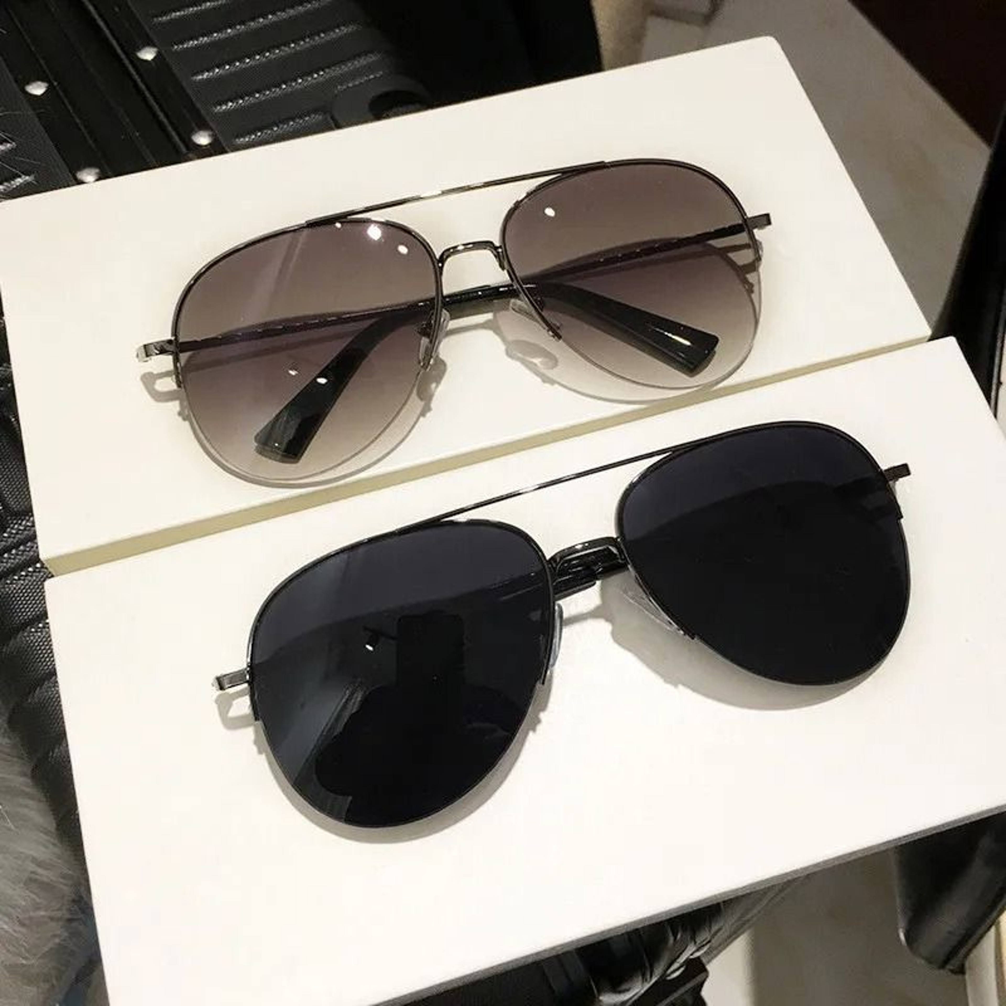 Classic Aviator Sunglasses For Men  Metal Frame AntiUV Driving Glasses 0