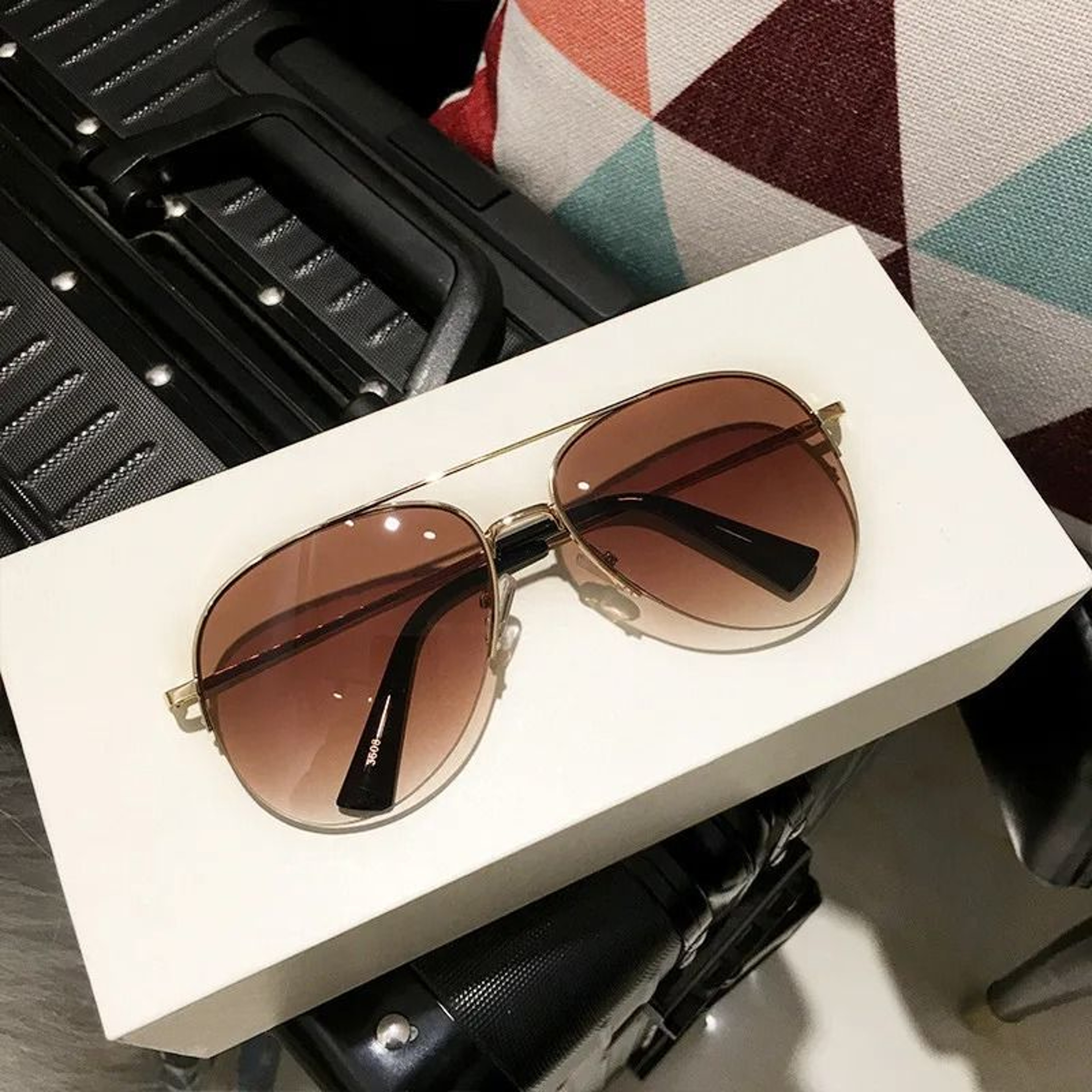 Classic Aviator Sunglasses For Men  Metal Frame AntiUV Driving Glasses 4