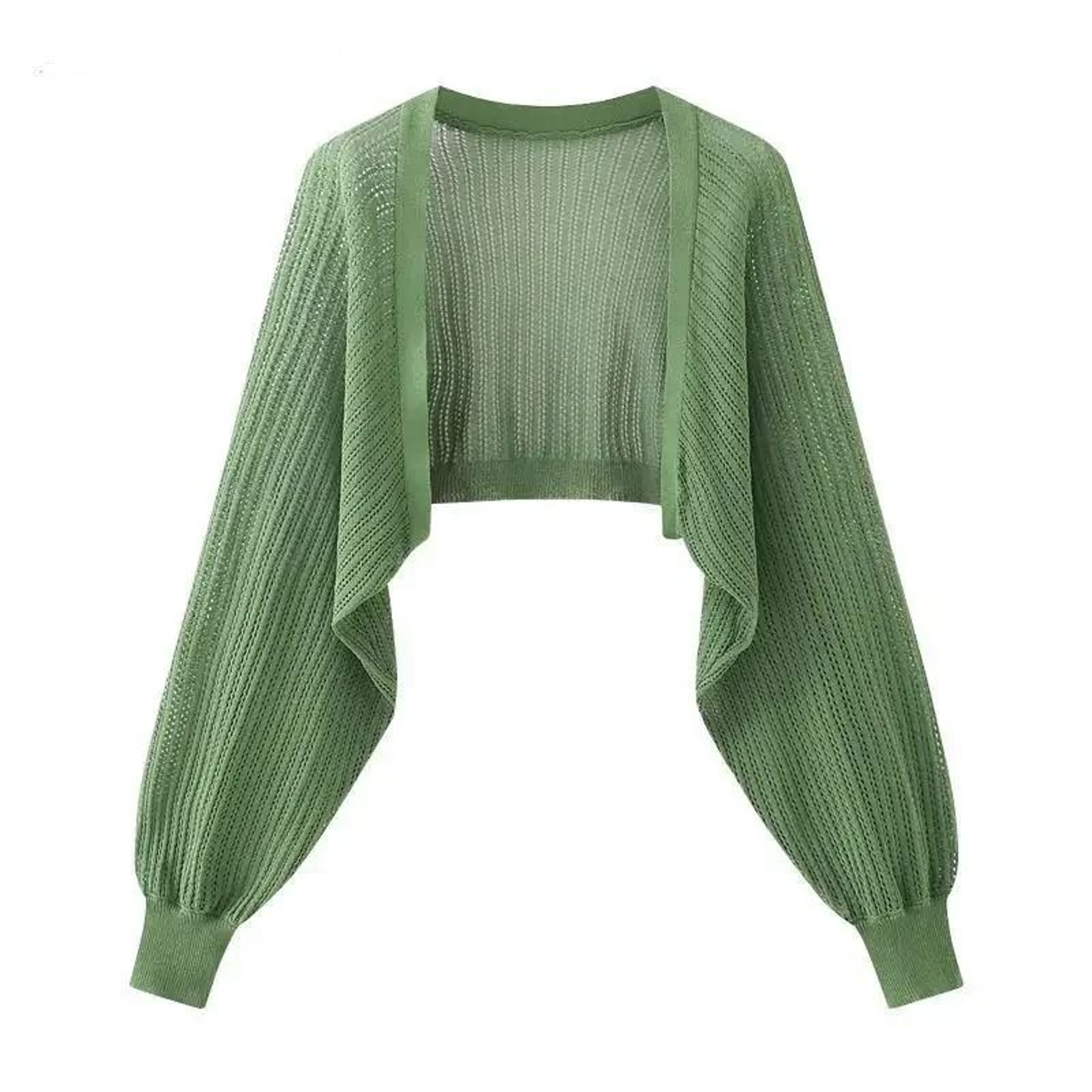 French Ice Silk Knitted SunProof Cardigan  Summer Thin Jacket  Shawl 8