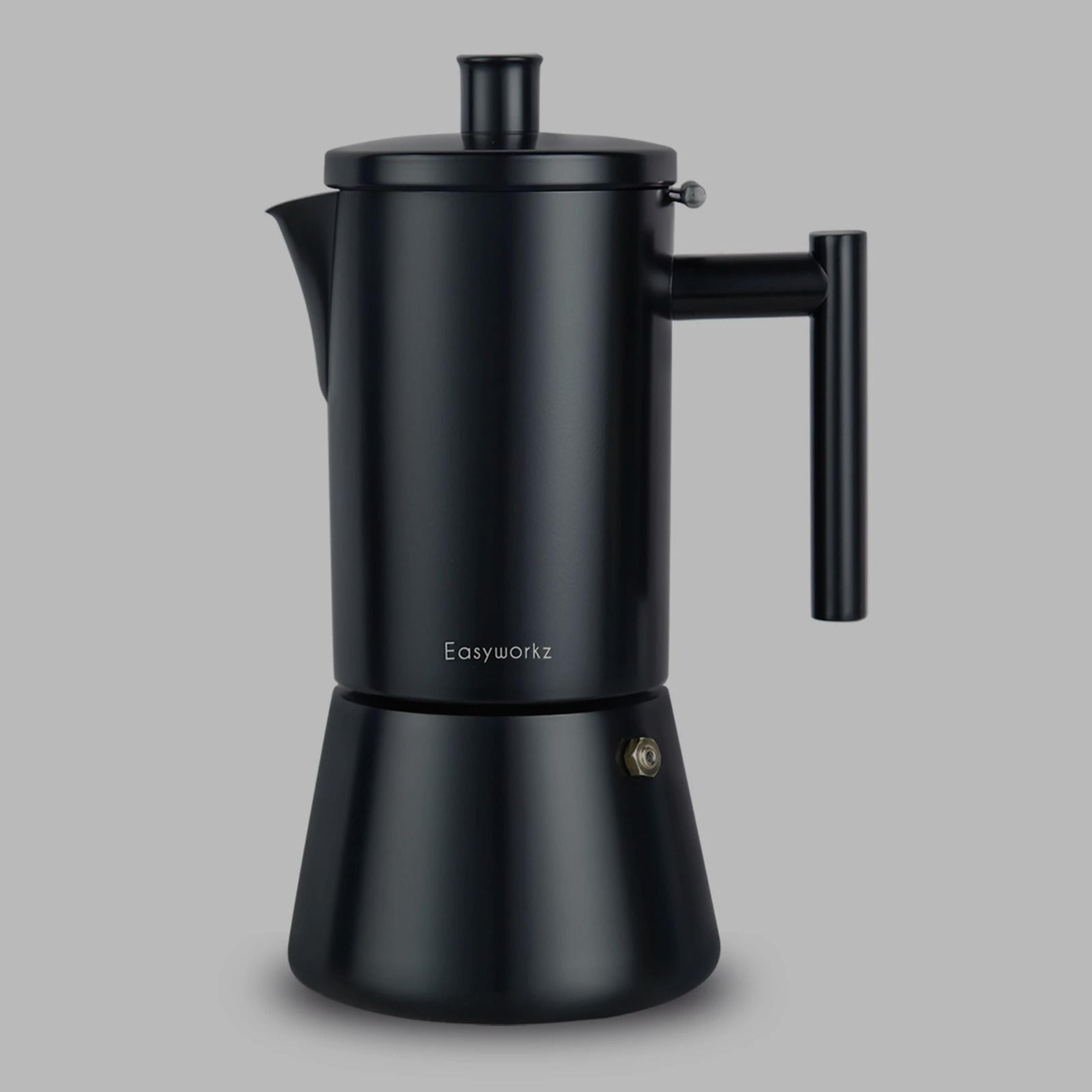 Premium Stainless Steel Moka Pot  InductionReady Stovetop Espresso Maker 13