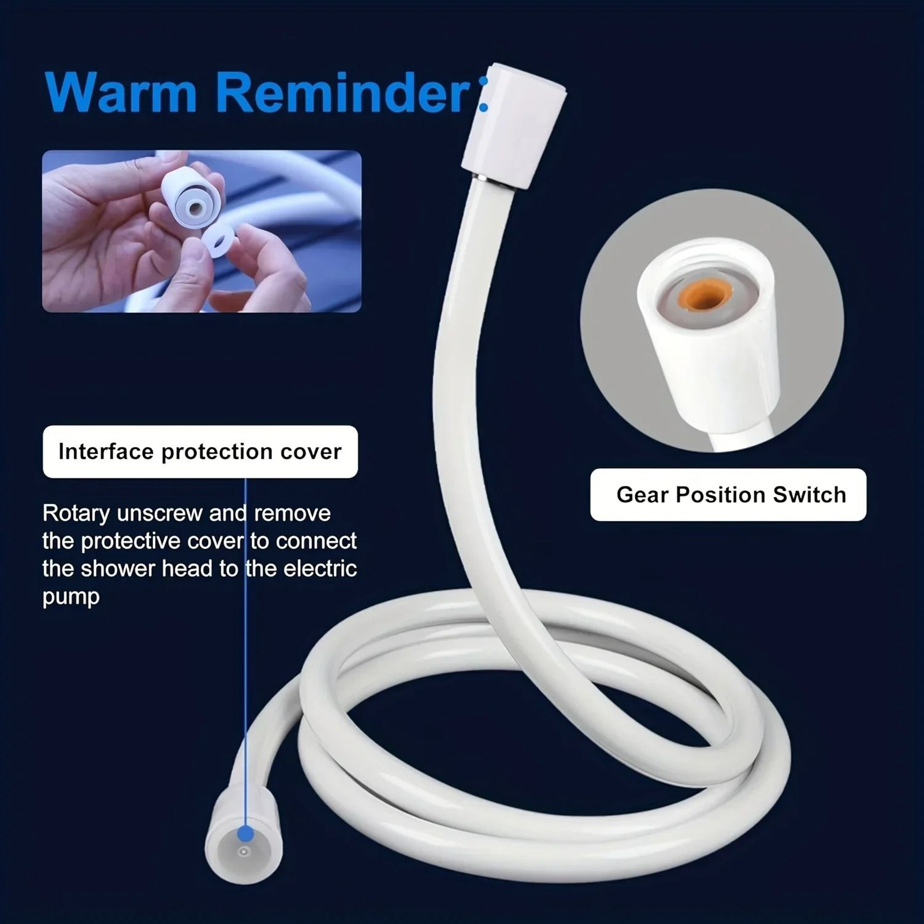 Portable USB Rechargeable Outdoor Shower  MultiPurpose Watering System 4
