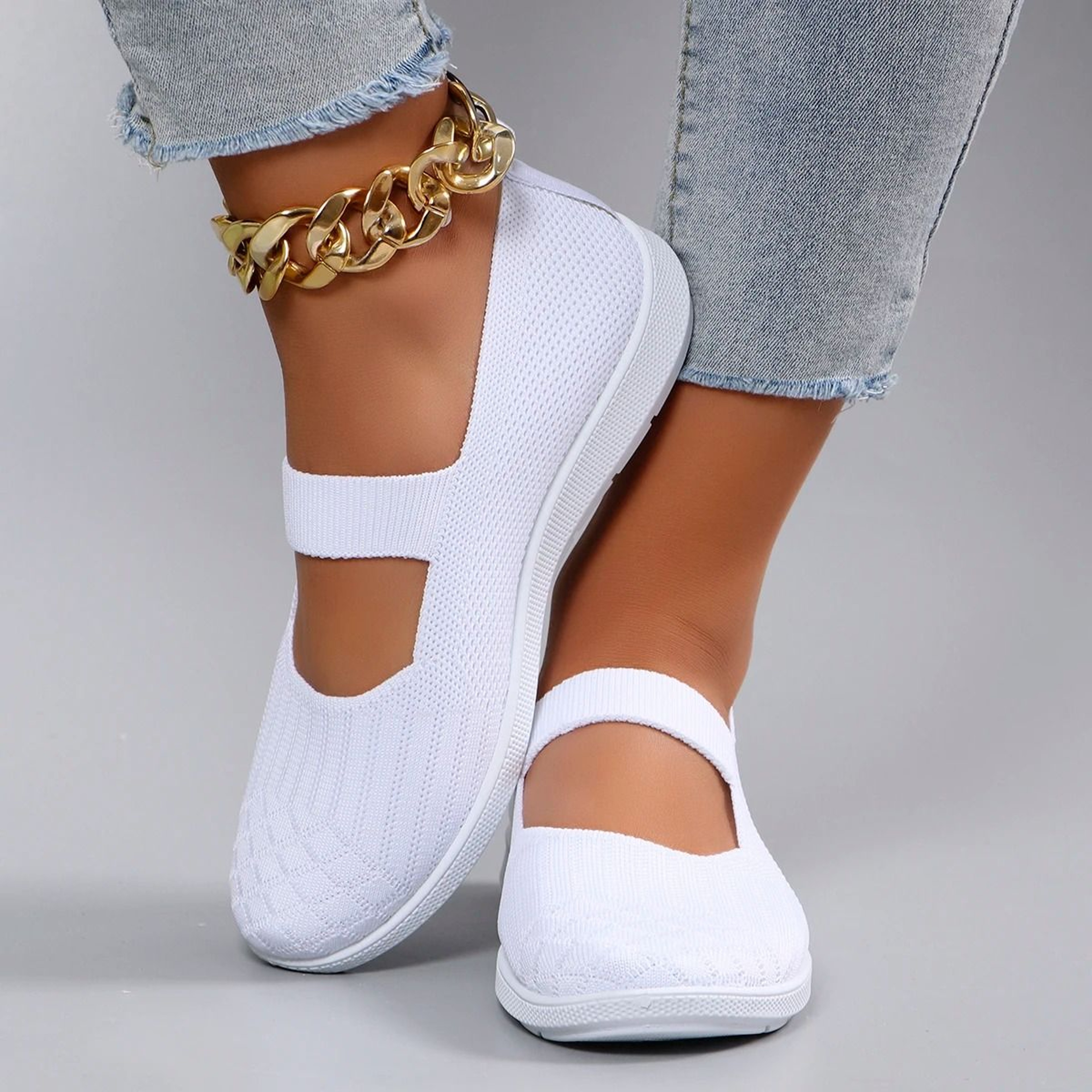 Elevated Breathable Mesh Walking Sneakers 3