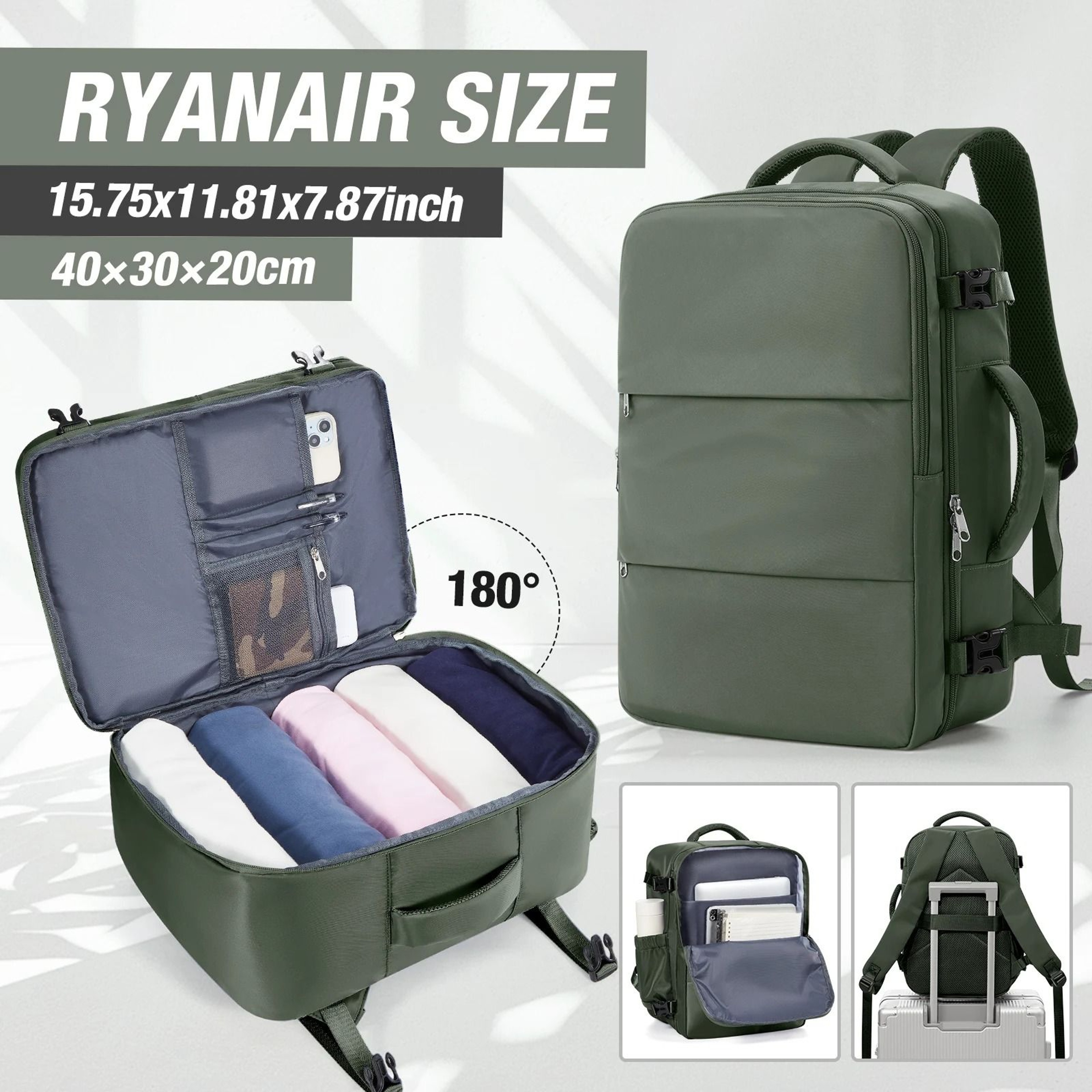 CarryOn Business  Laptop Travel Backpack 7