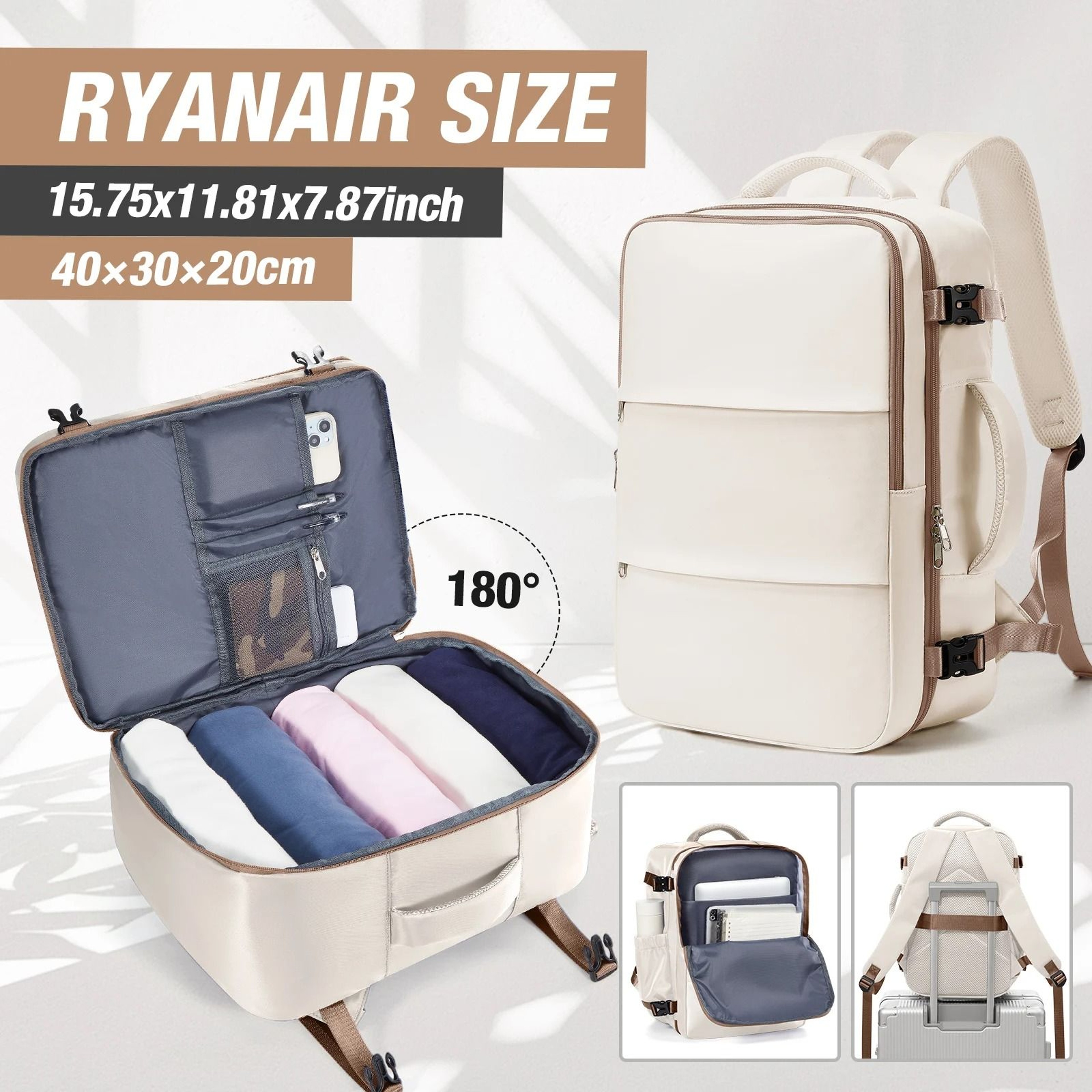 CarryOn Business  Laptop Travel Backpack 8
