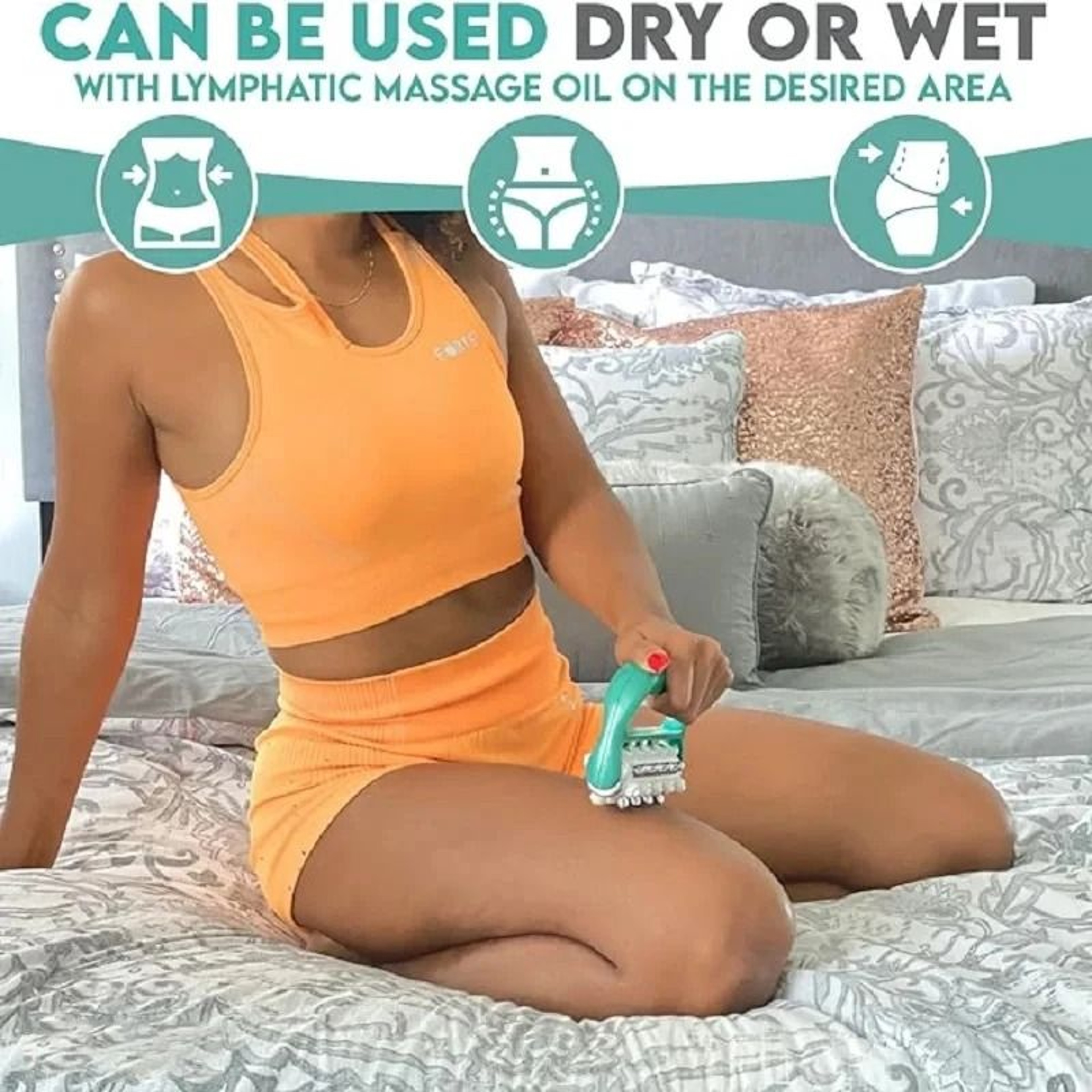 Handheld Lymphatic Drainage  Fascia Release Roller 3