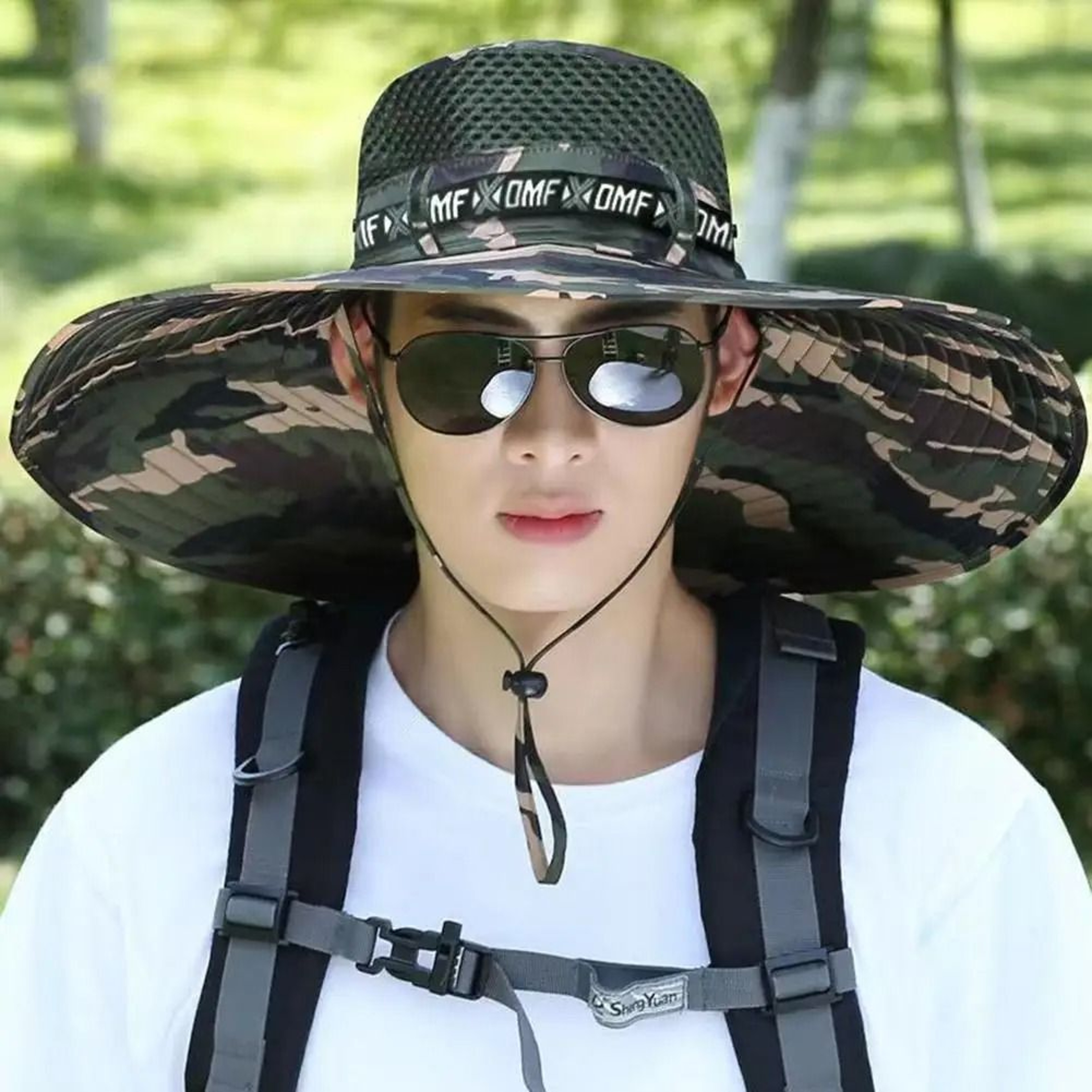 Large Brim Breathable Fishing  Sun Hat 0
