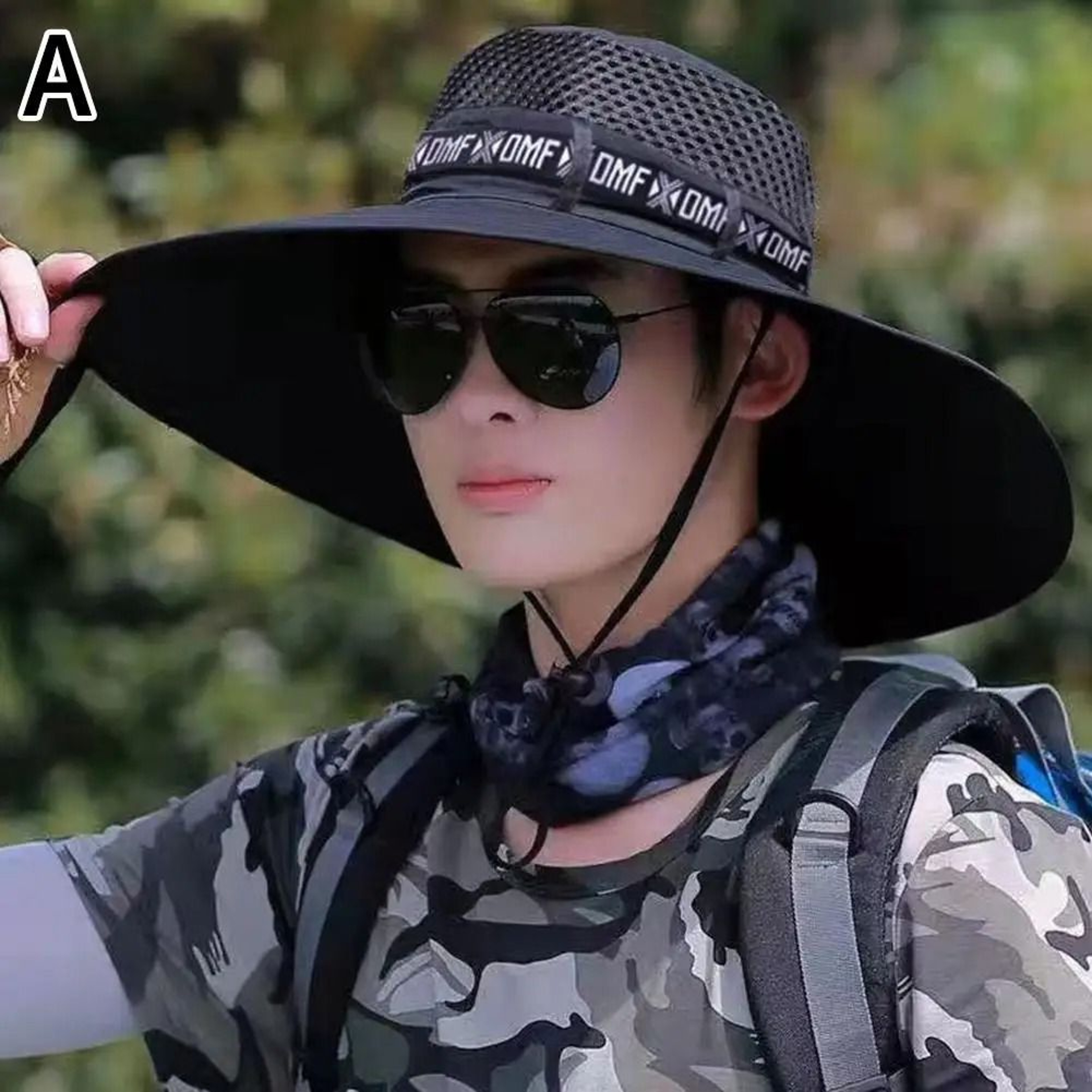 Large Brim Breathable Fishing  Sun Hat 6