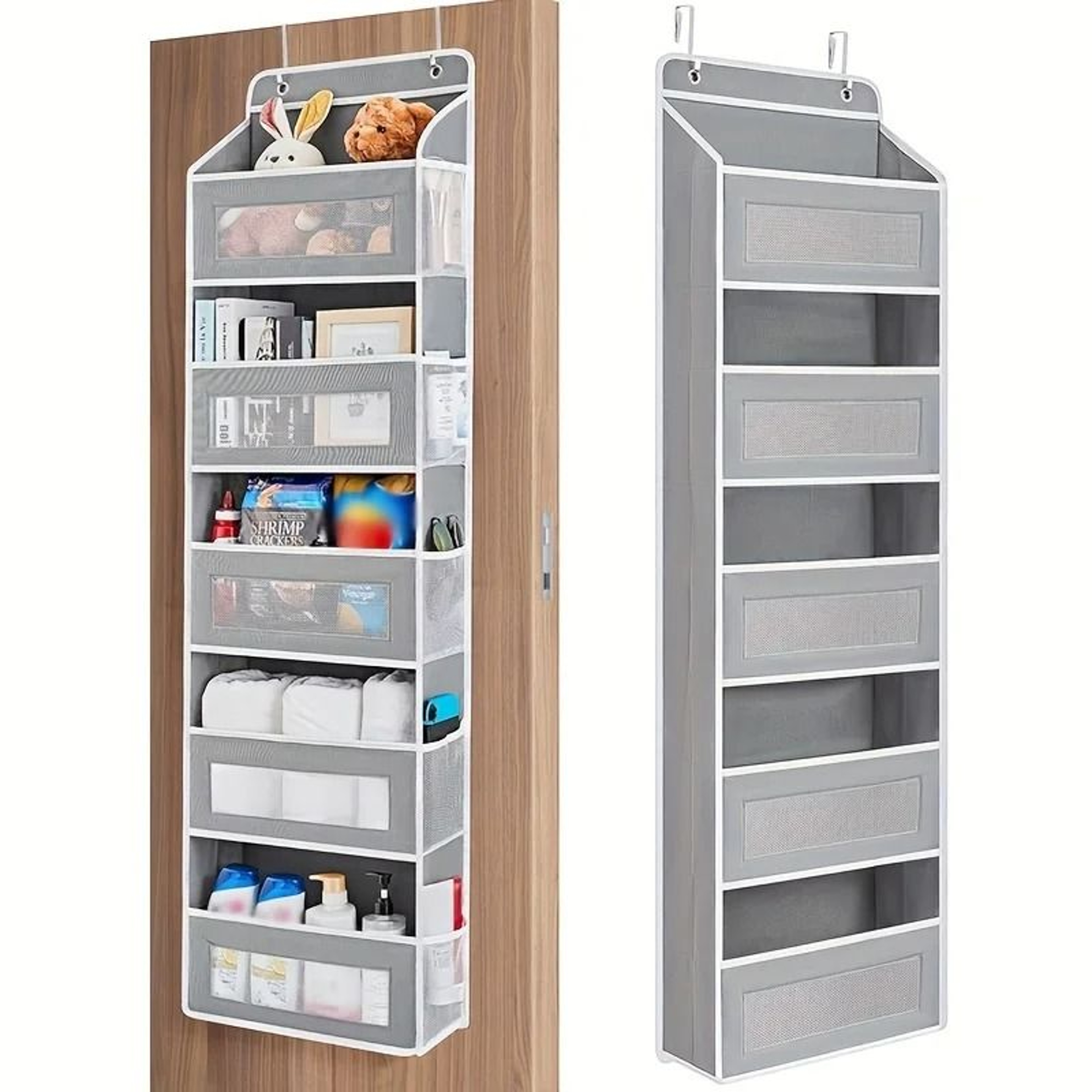 AntiTilt 5Shelf OverTheDoor Storage Organizer 8