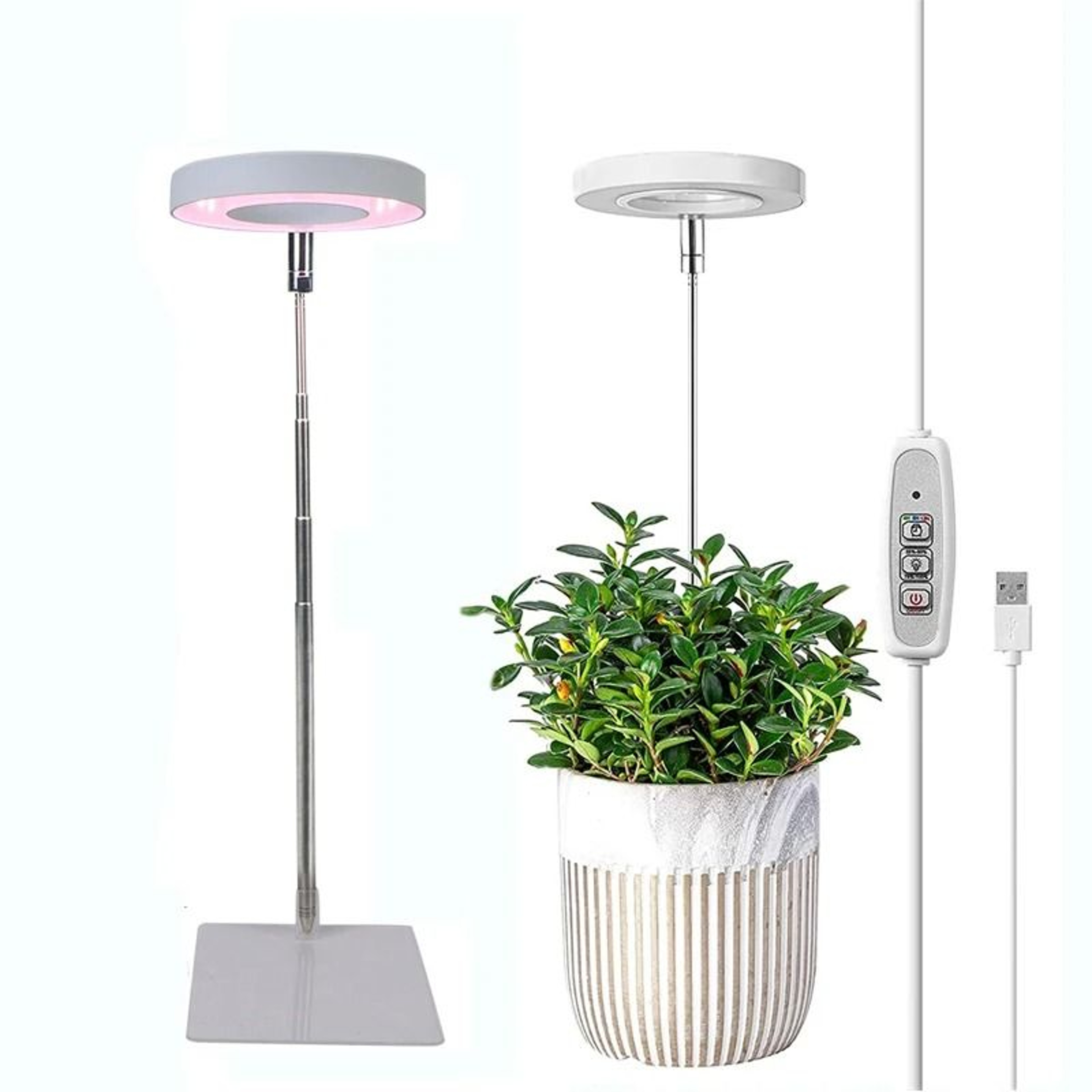 Full Spectrum Telescopic LED Plant Growth Light 0