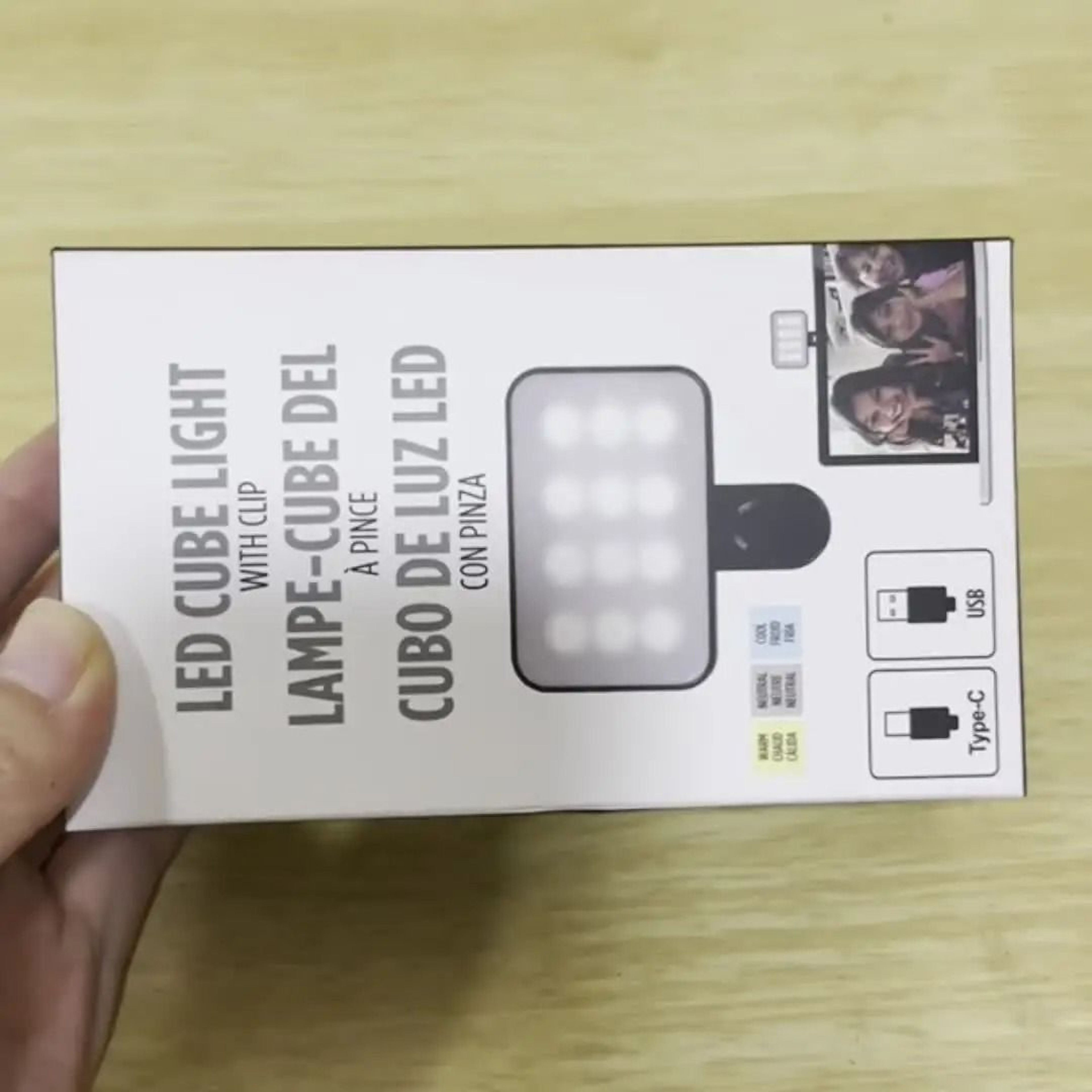 Portable Rechargeable LED Selfie Fill Light 6