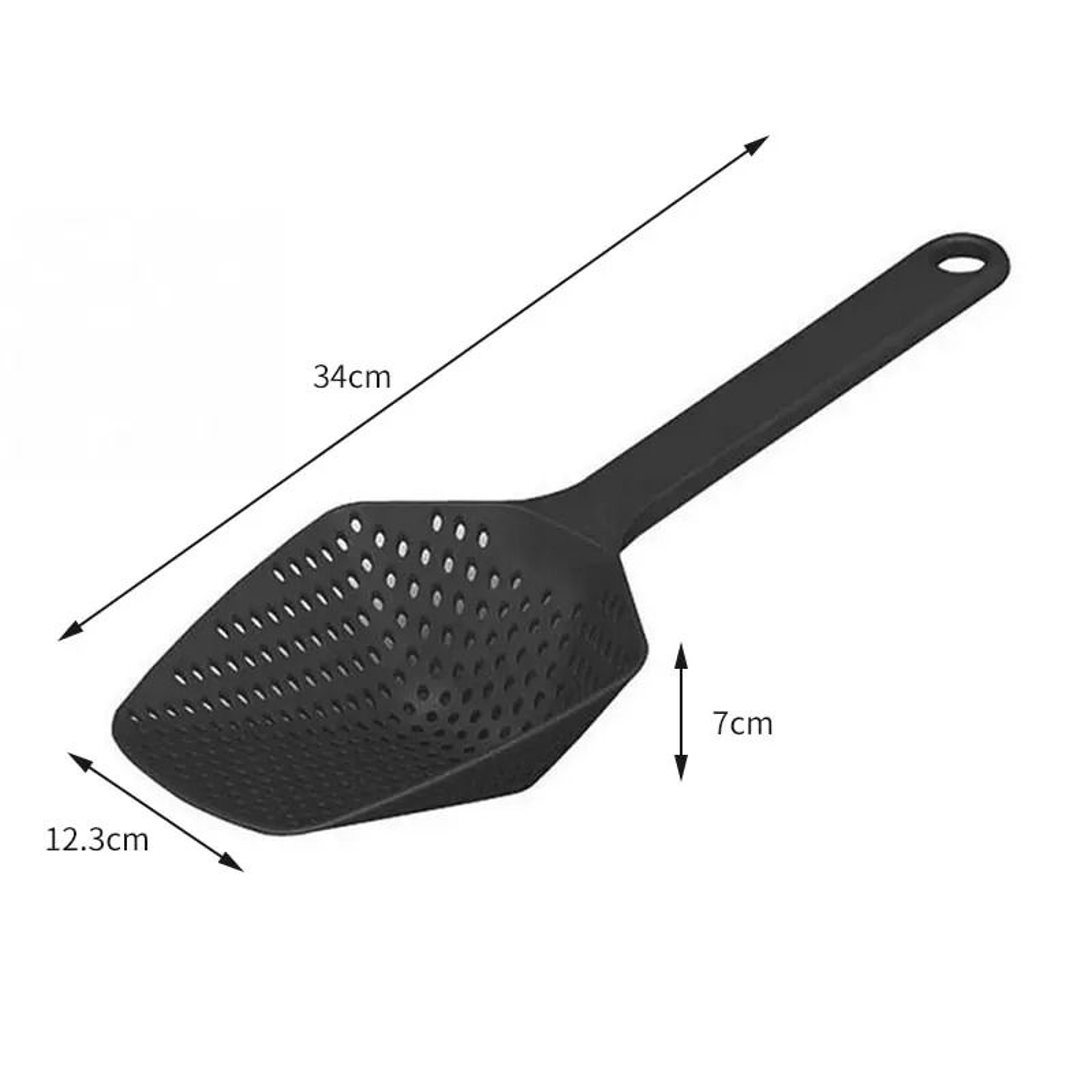 HighCapacity Kitchen Strainer  Funnel Spoon 5