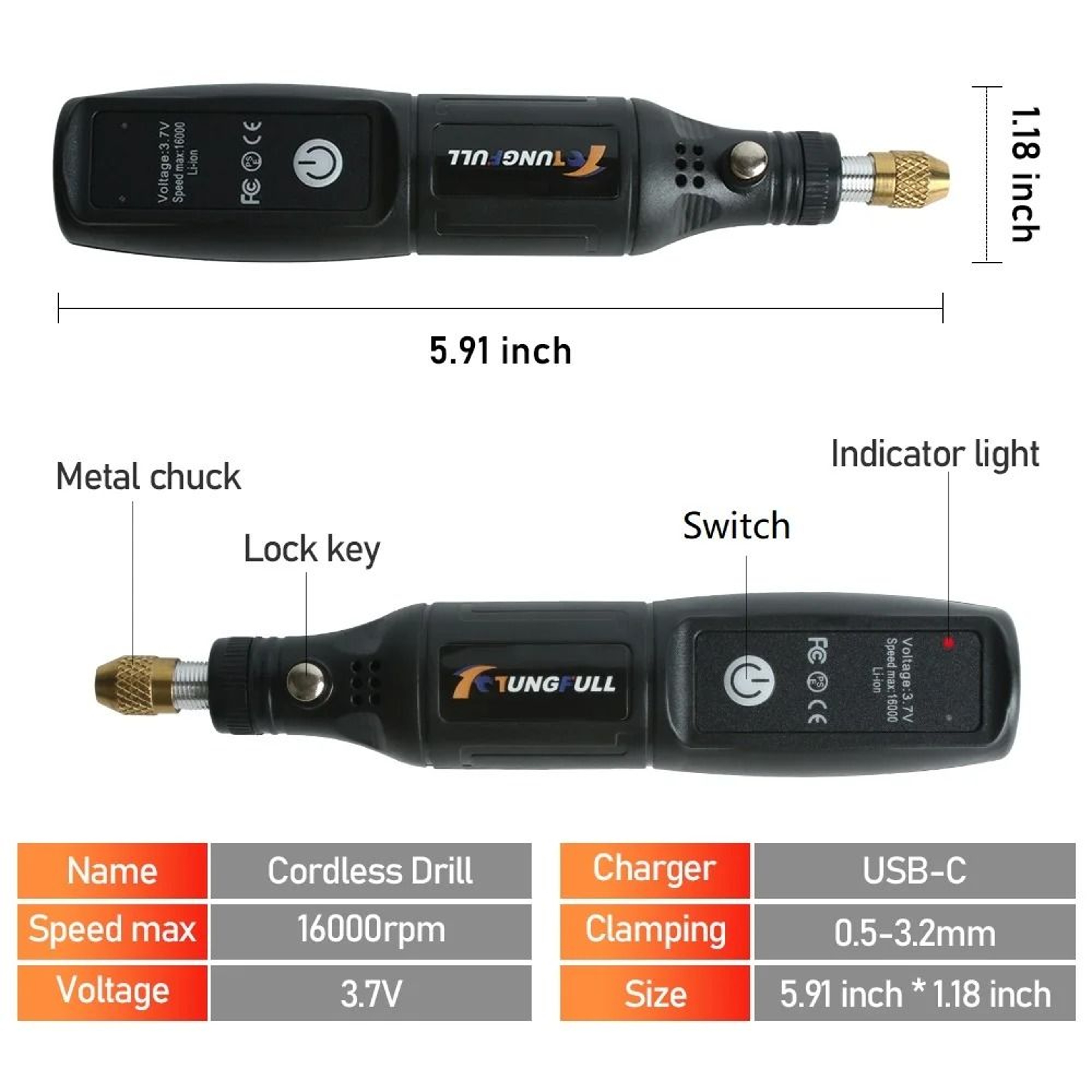 Wireless USB Mini Handheld Rotary Tool 1