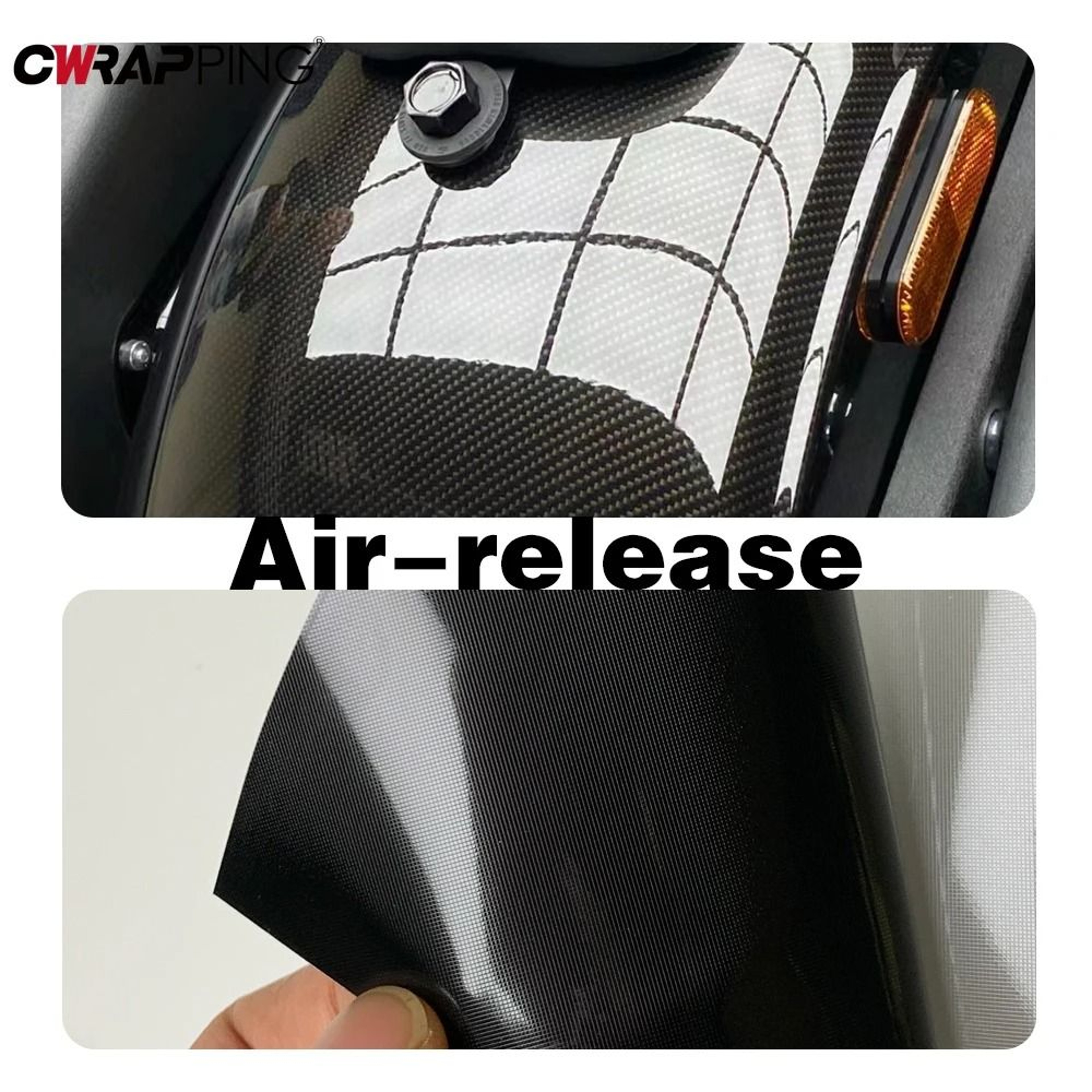 9D HighGloss Carbon Fiber Vinyl Film 5