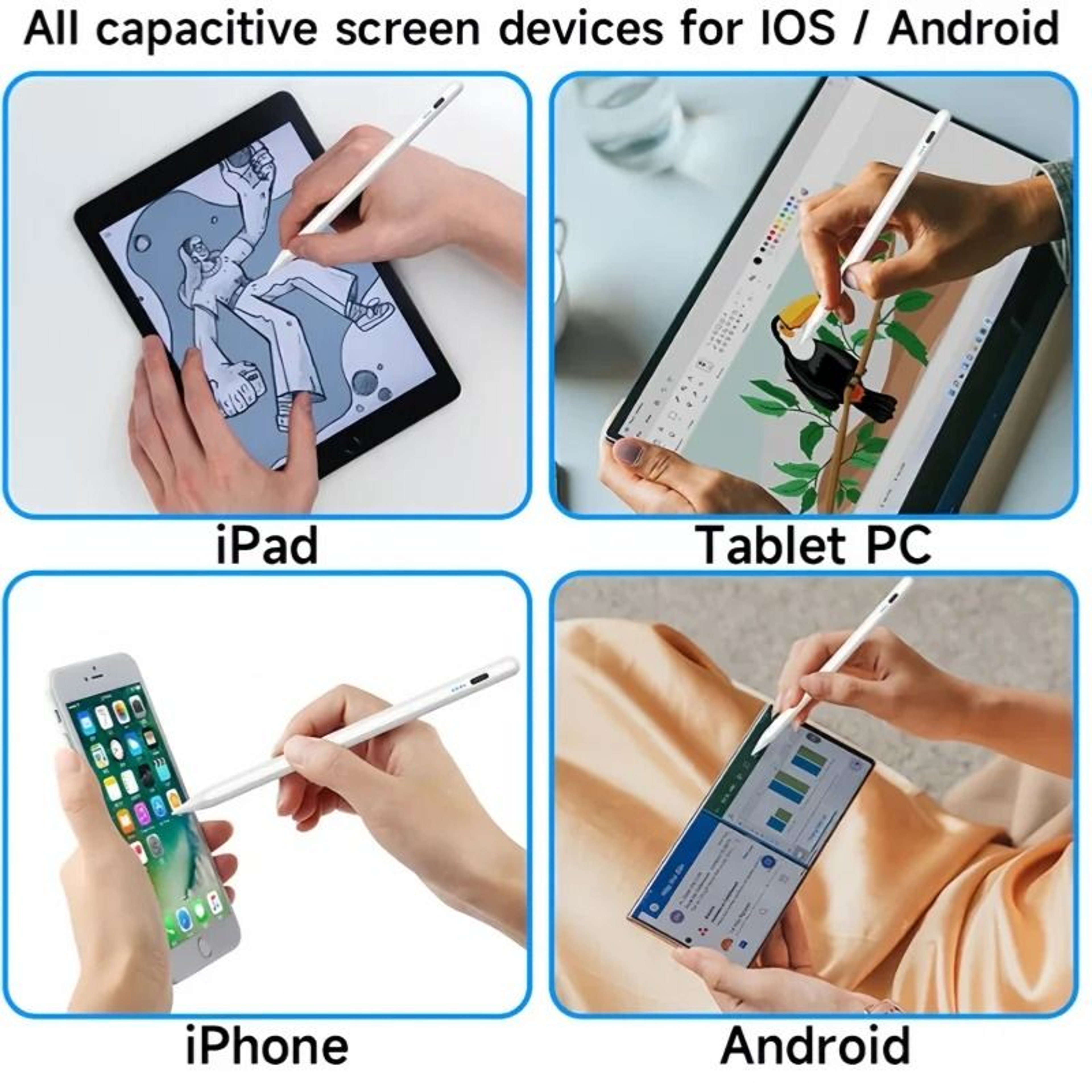 Professional Universal HighPrecision Touchscreen Pen 4