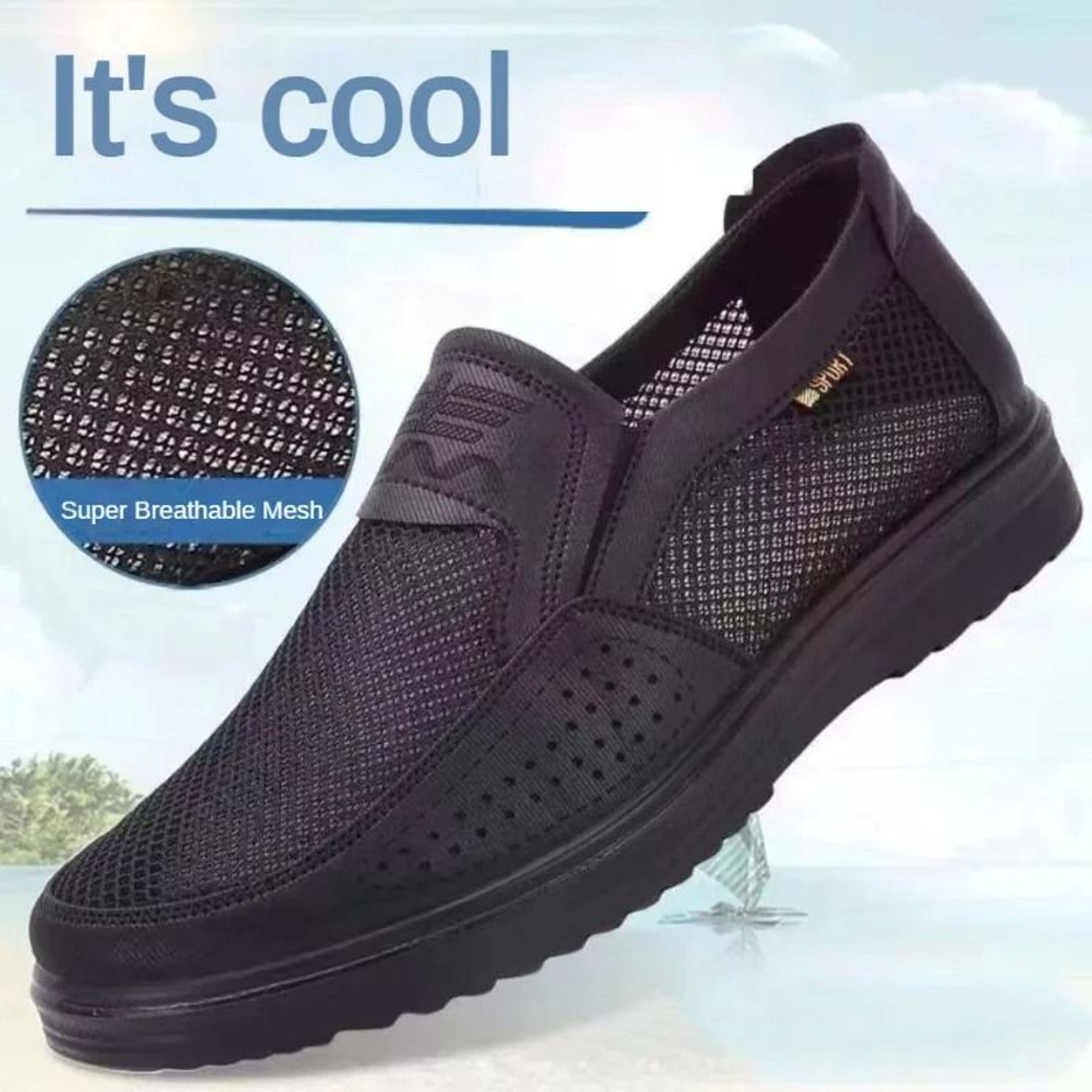 Professional Mens Summer Mesh Breathable Sneakers 0