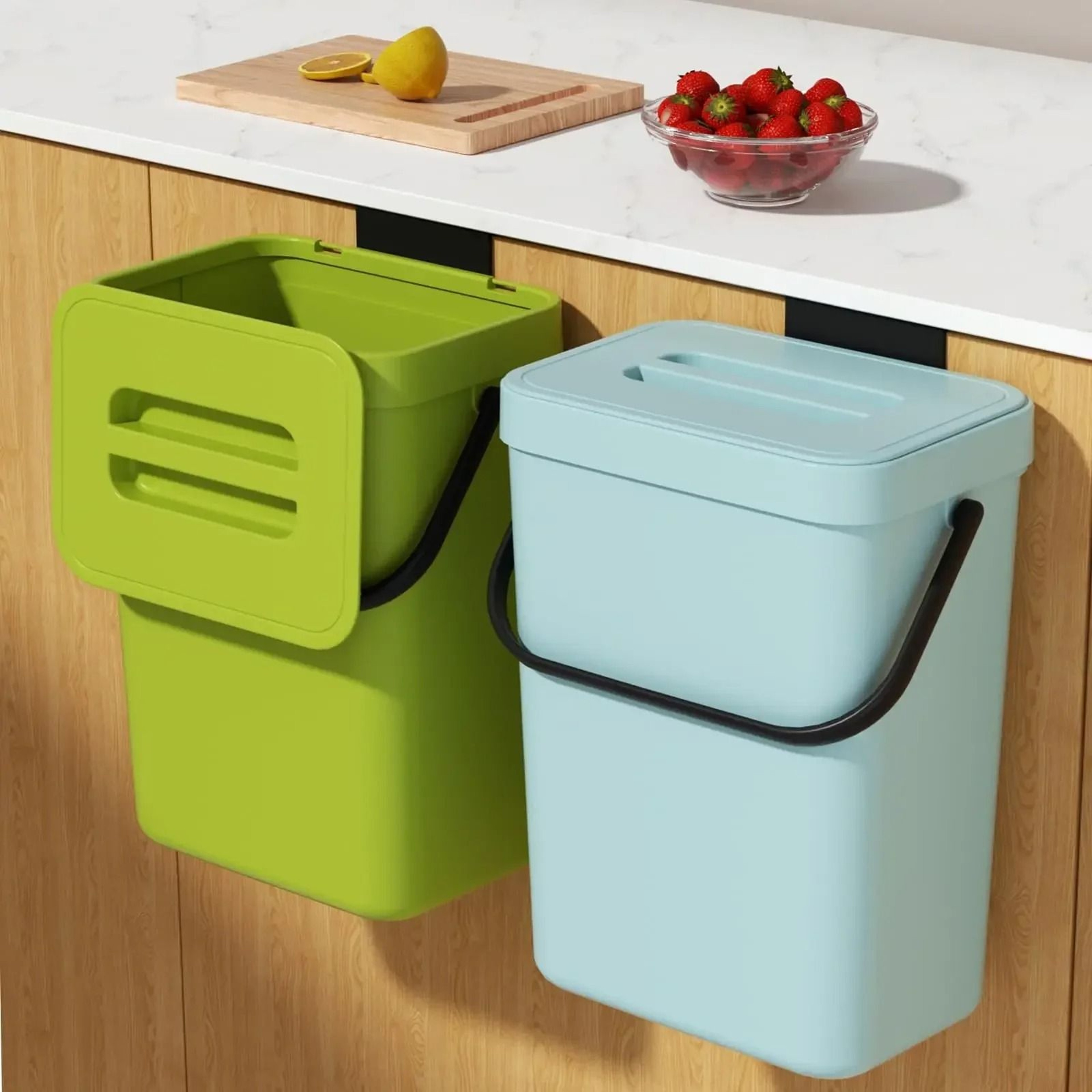 Household Countertop Compost  Waste Bin 2