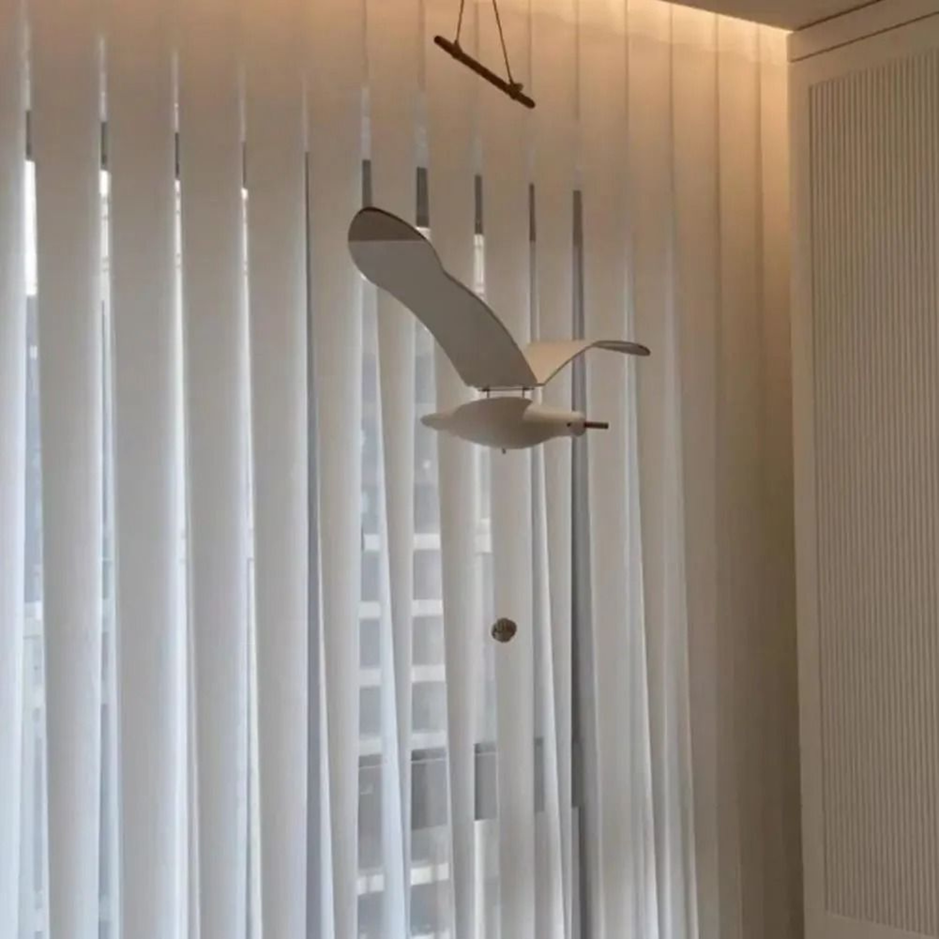 Handcrafted Wooden Flying Seagull Wall Hanging 5