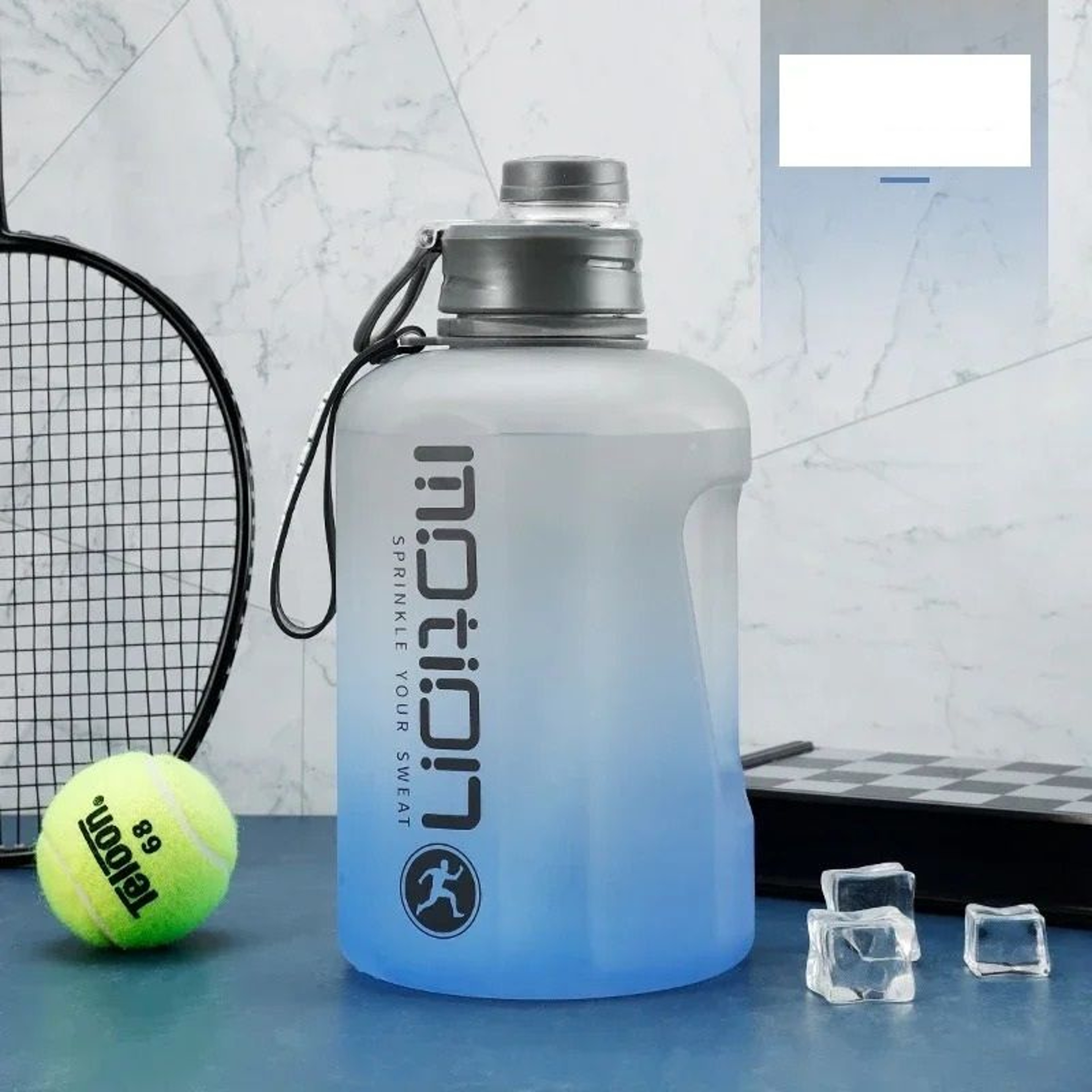 Large Capacity Gradient Sports Water Bottle 7