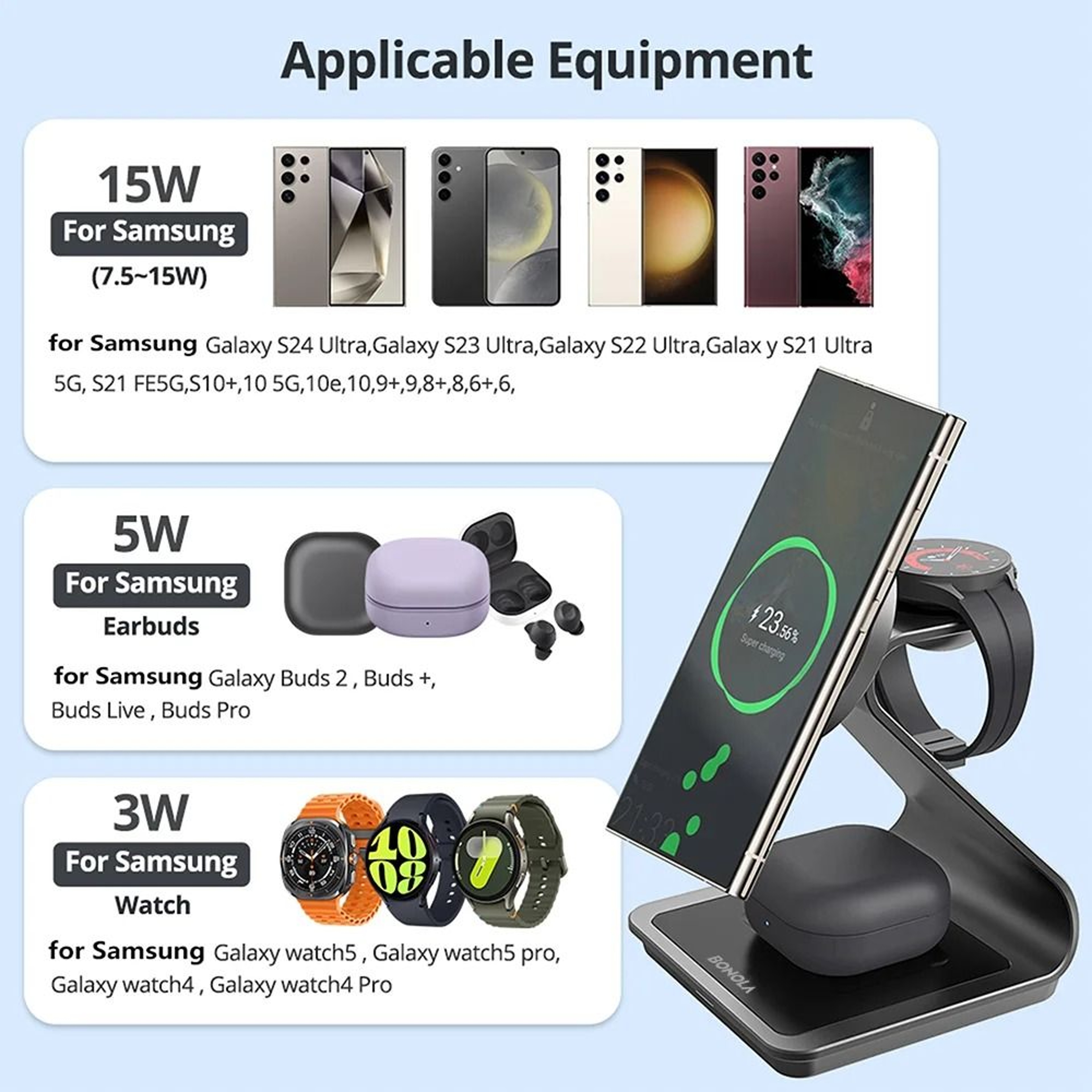 Magnetic 3in1 Fast Charging Station 4