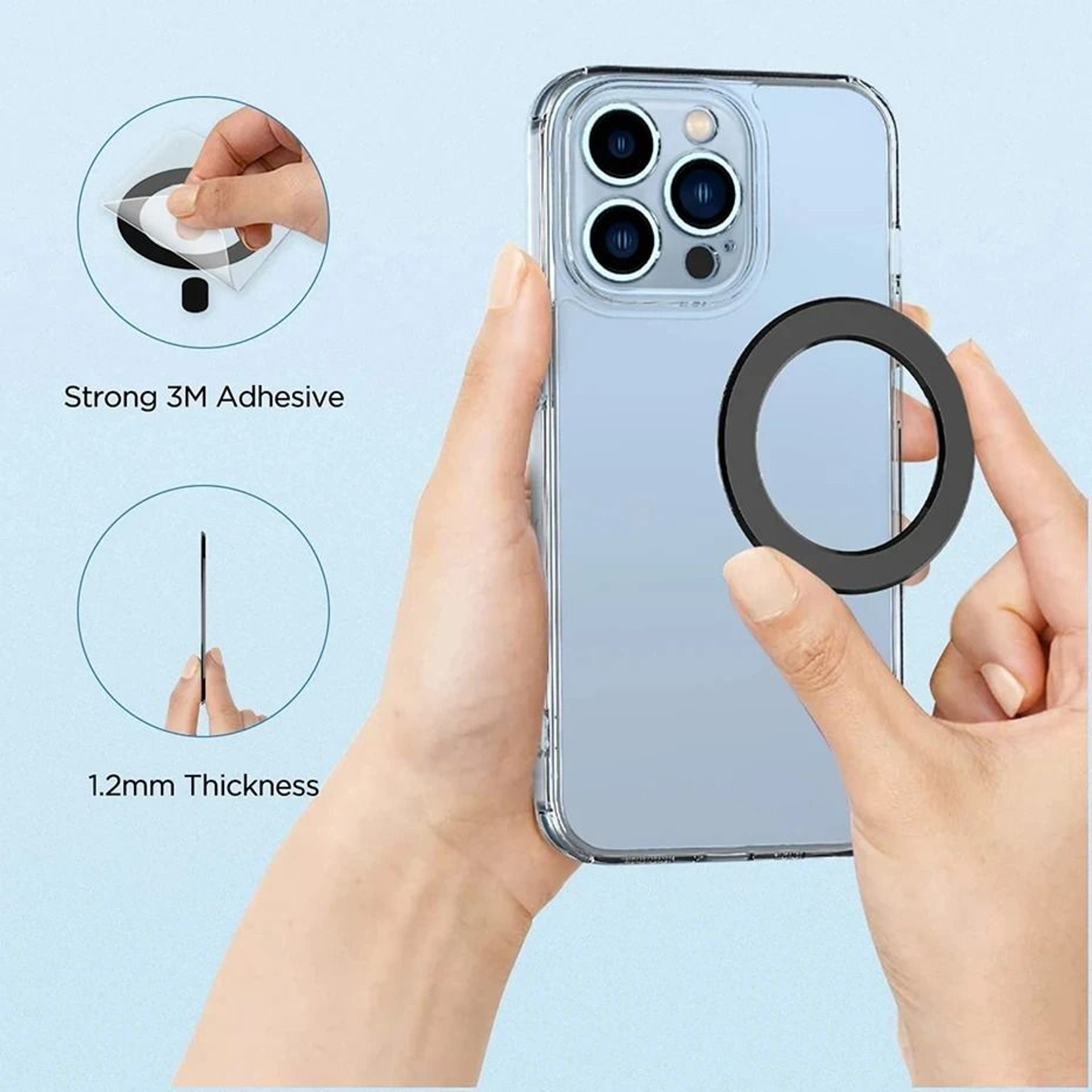 Universal Magnetic Ring  Sticker Support 2