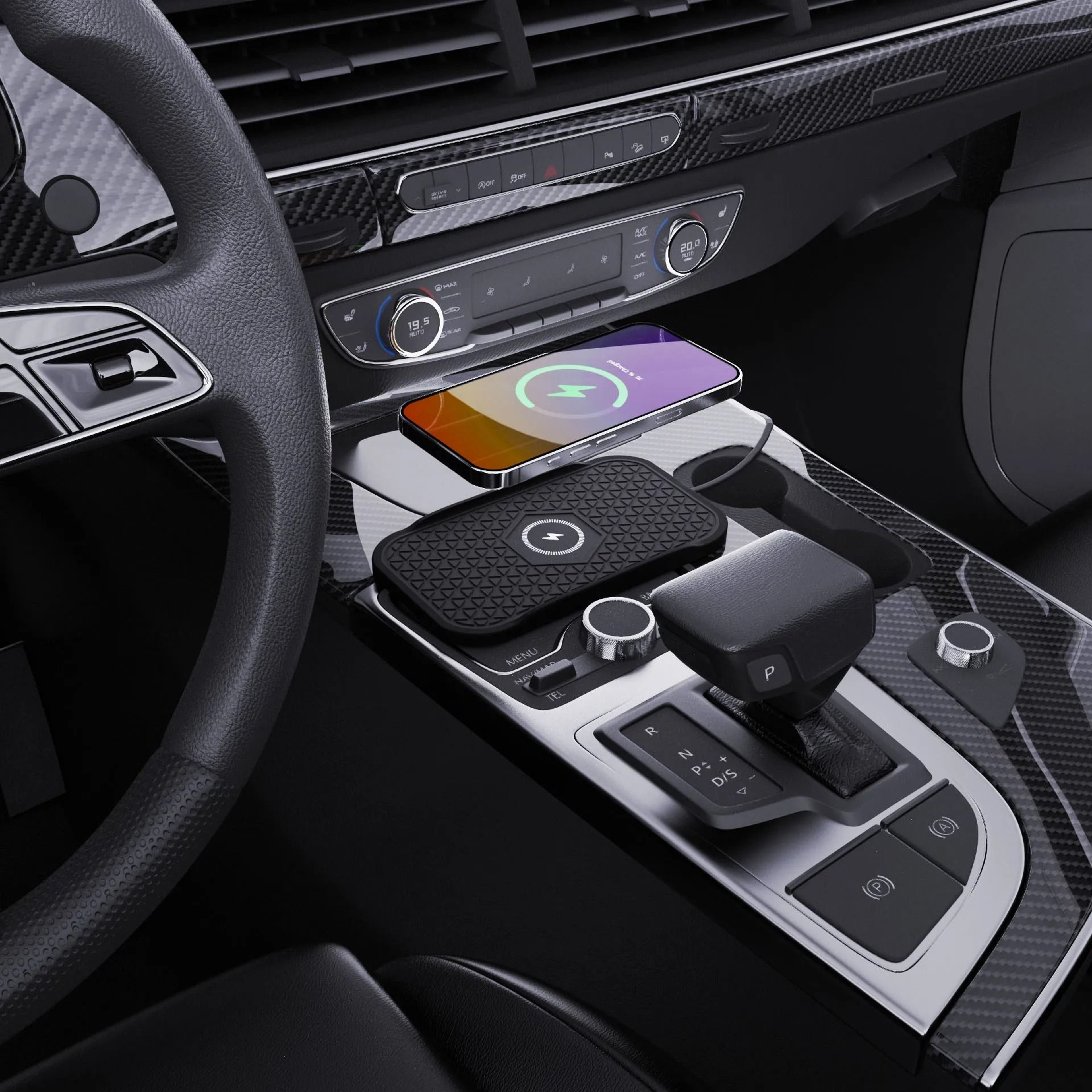 Universal Car Wireless Charging AntiSlip Mat 1