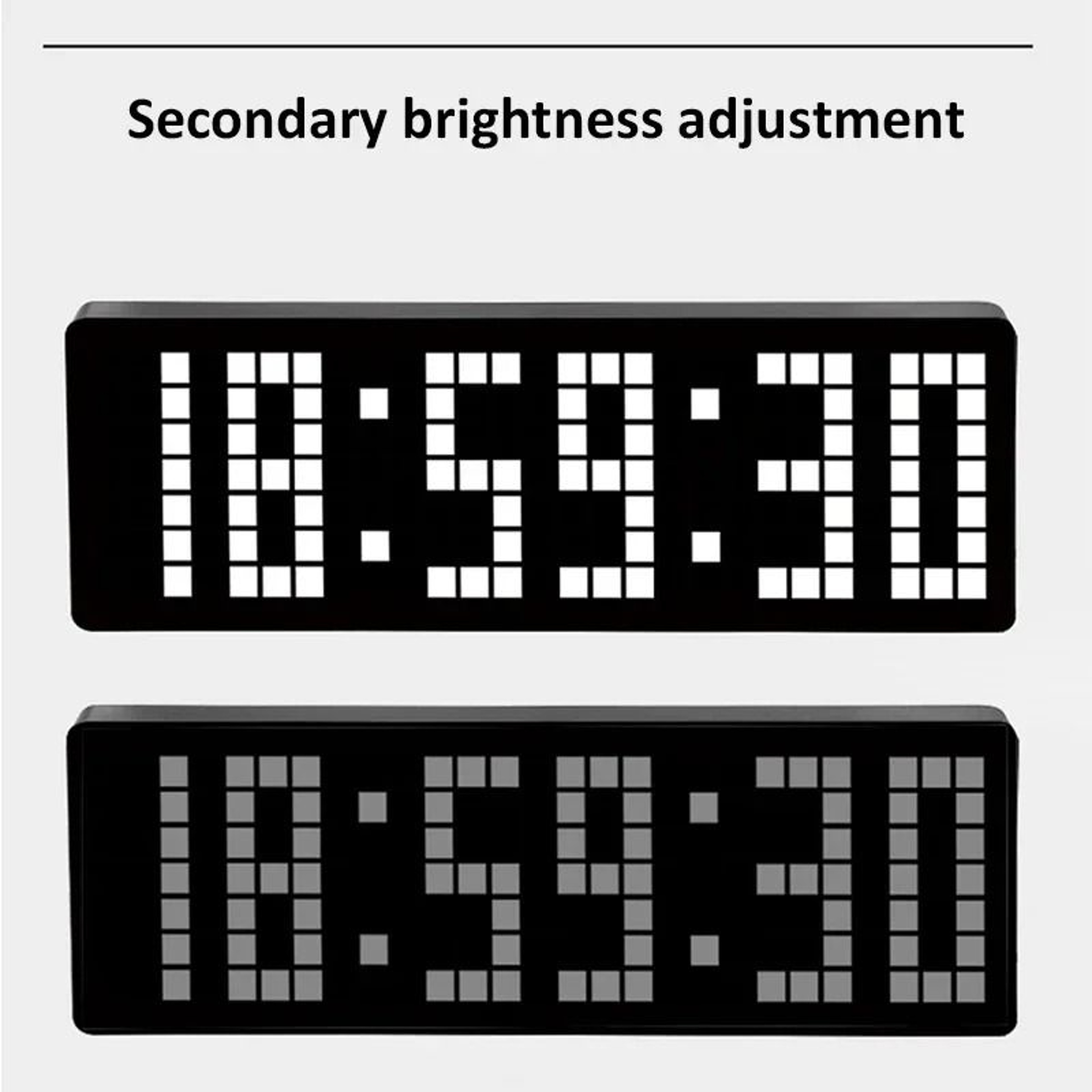 Simple Style Pixel LED Digital Clock 3