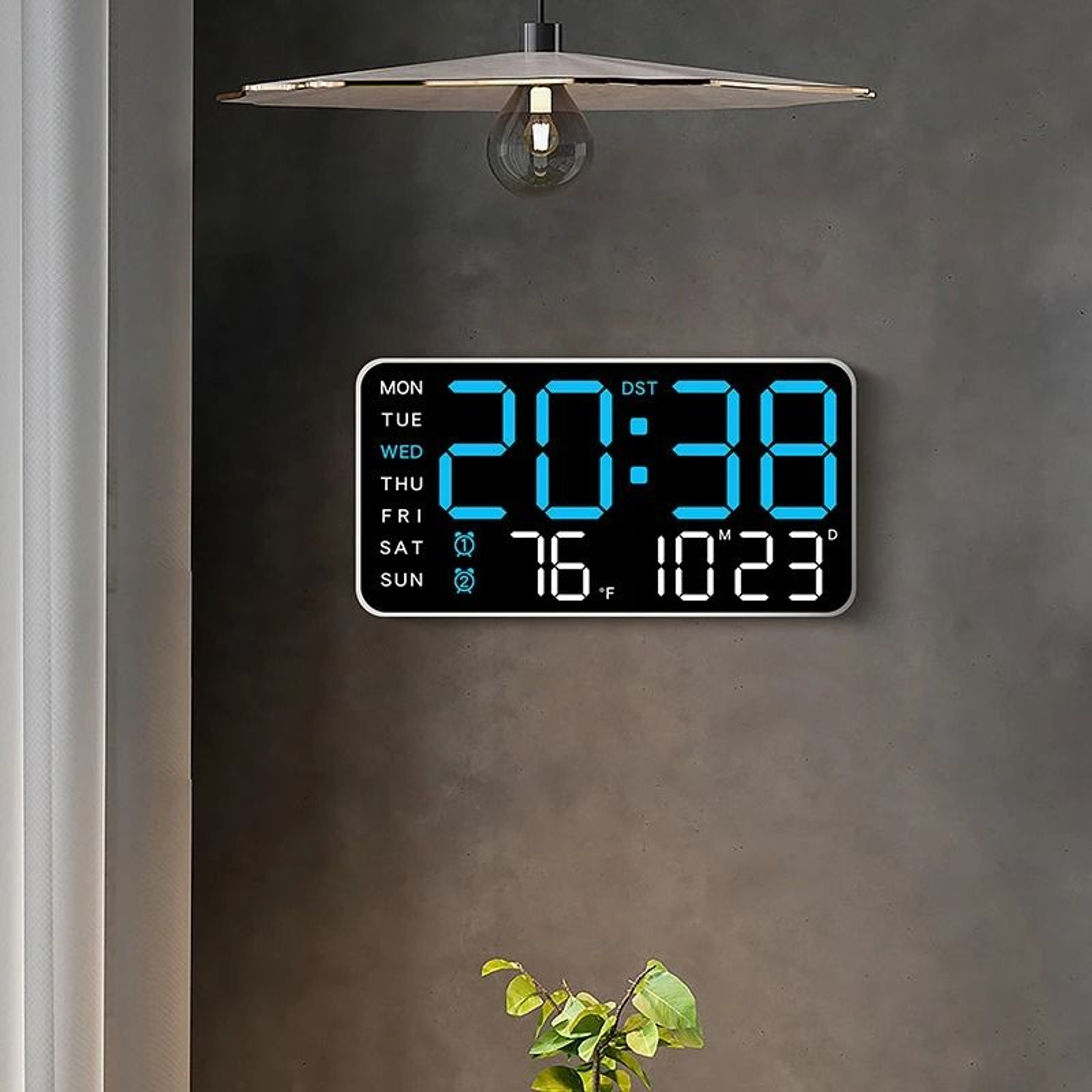 Large Digital LED Wall  Table Clock 3