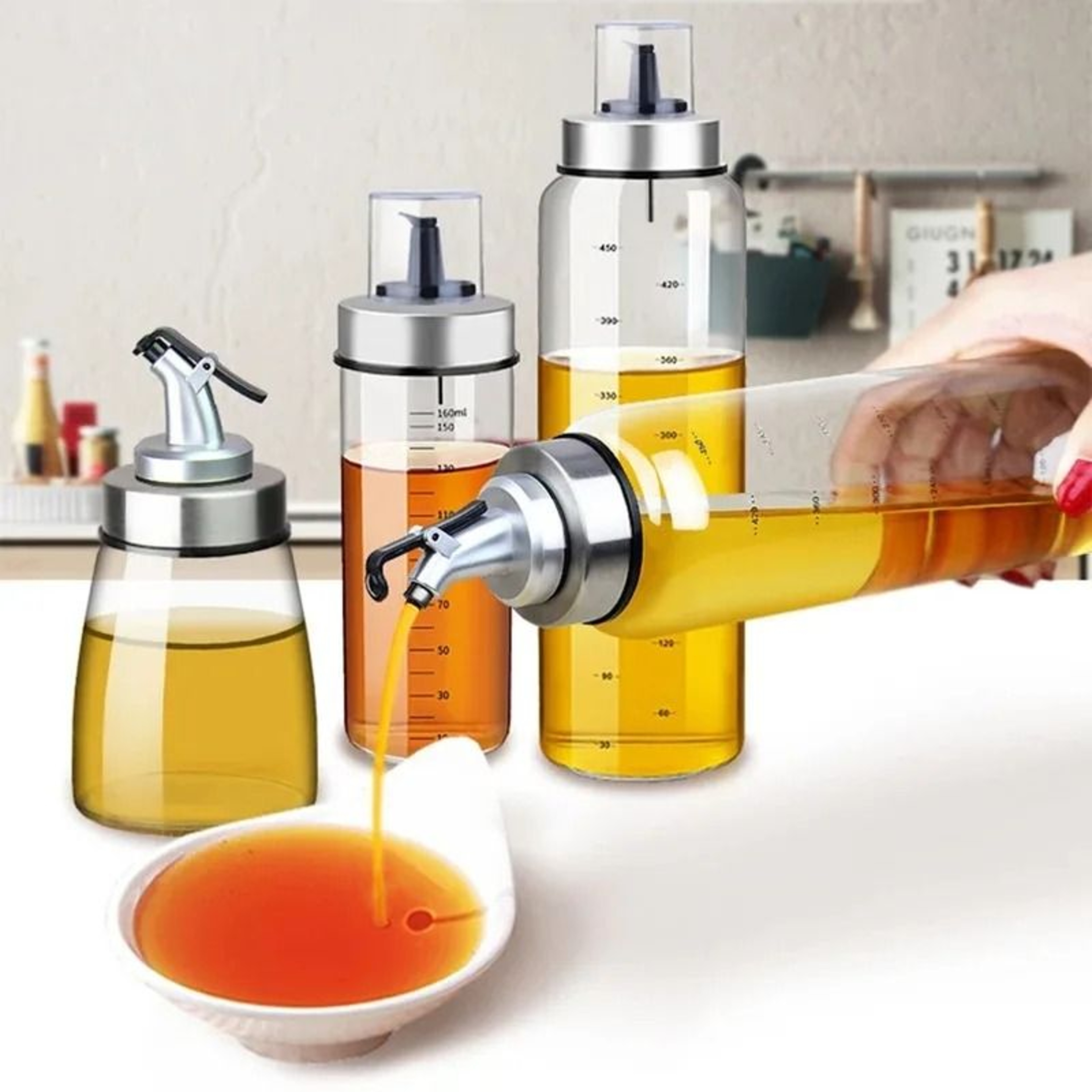 Precision Glass Oil  Vinegar Dispenser 1