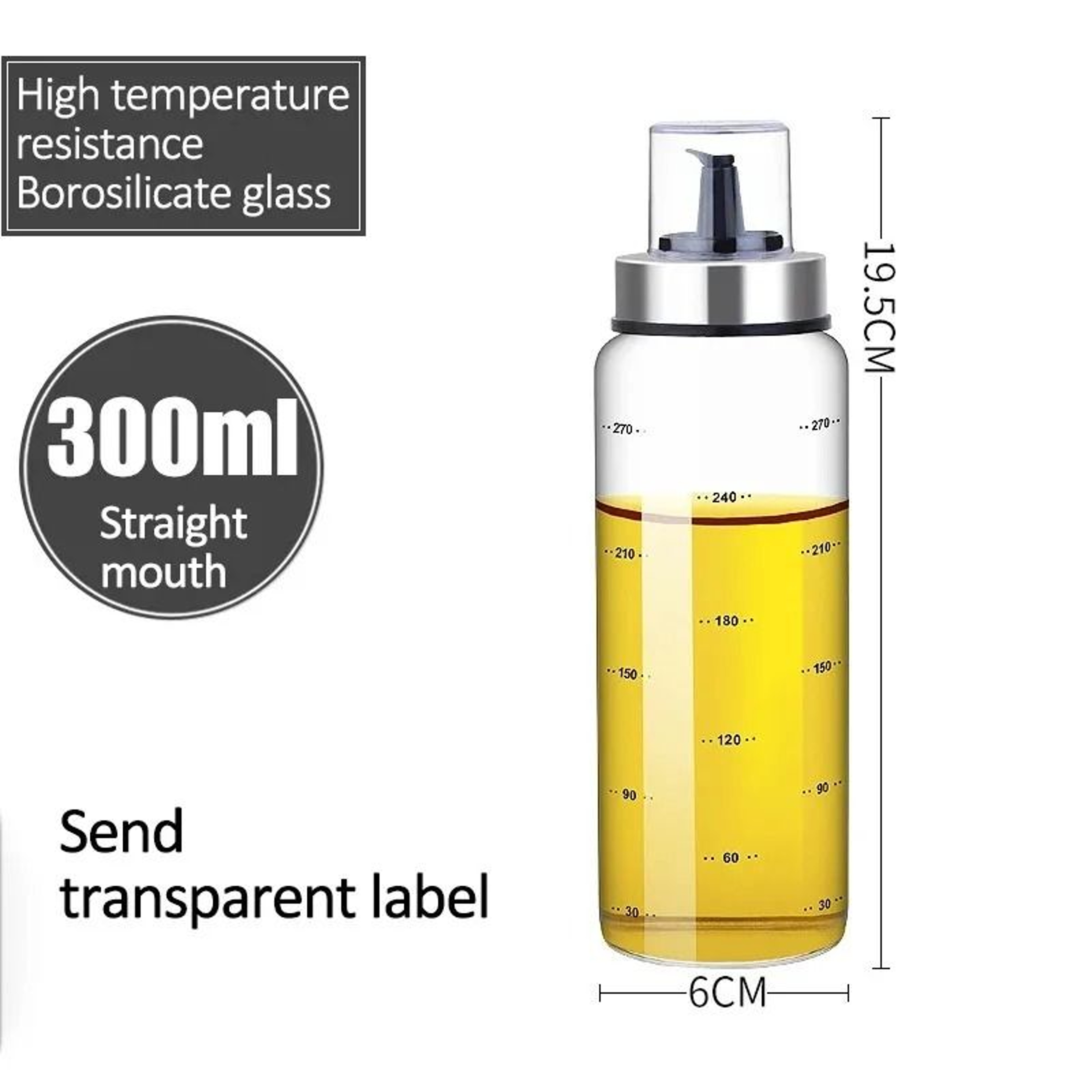 Precision Glass Oil  Vinegar Dispenser 10