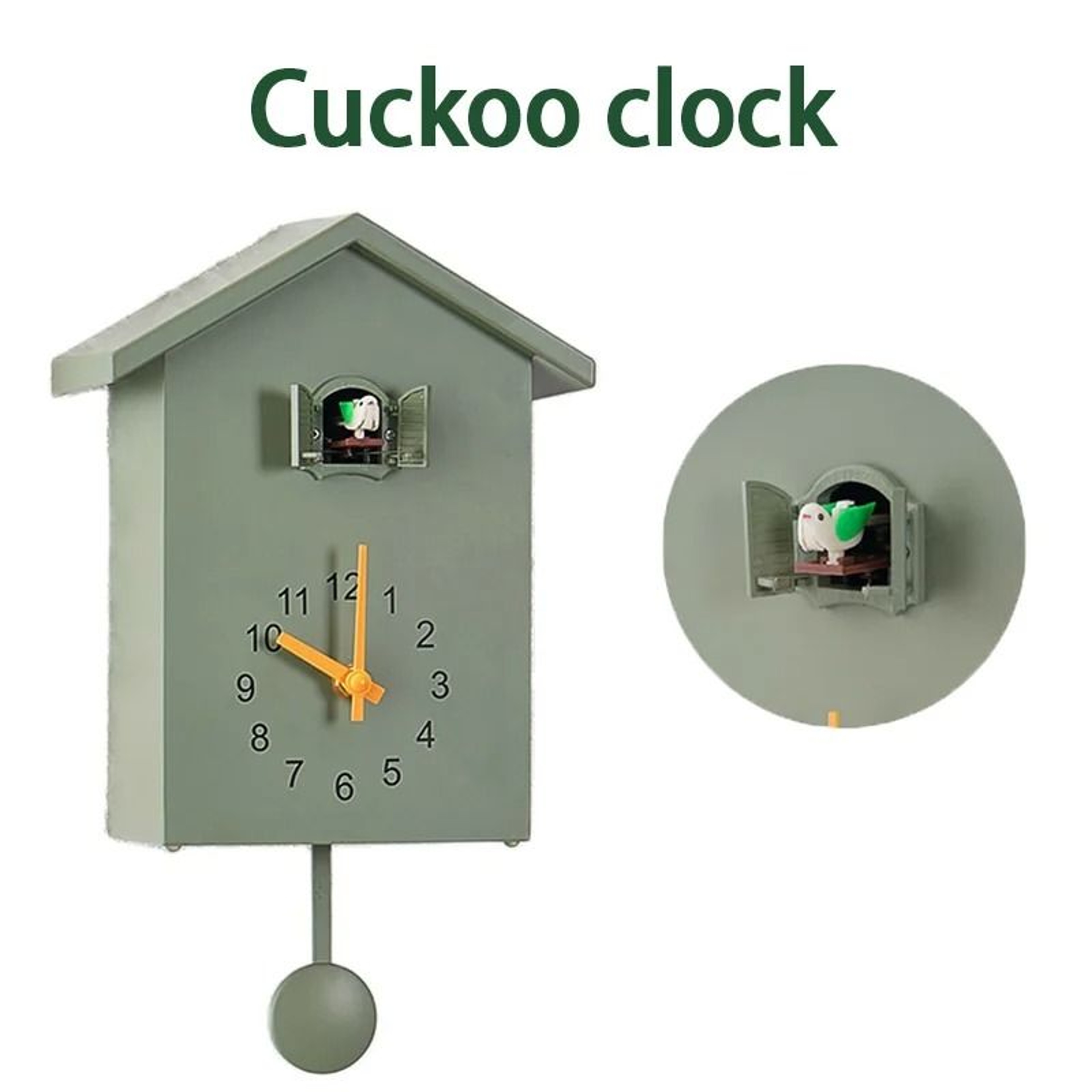 Modern Cuckoo Quartz Wall Clock 1