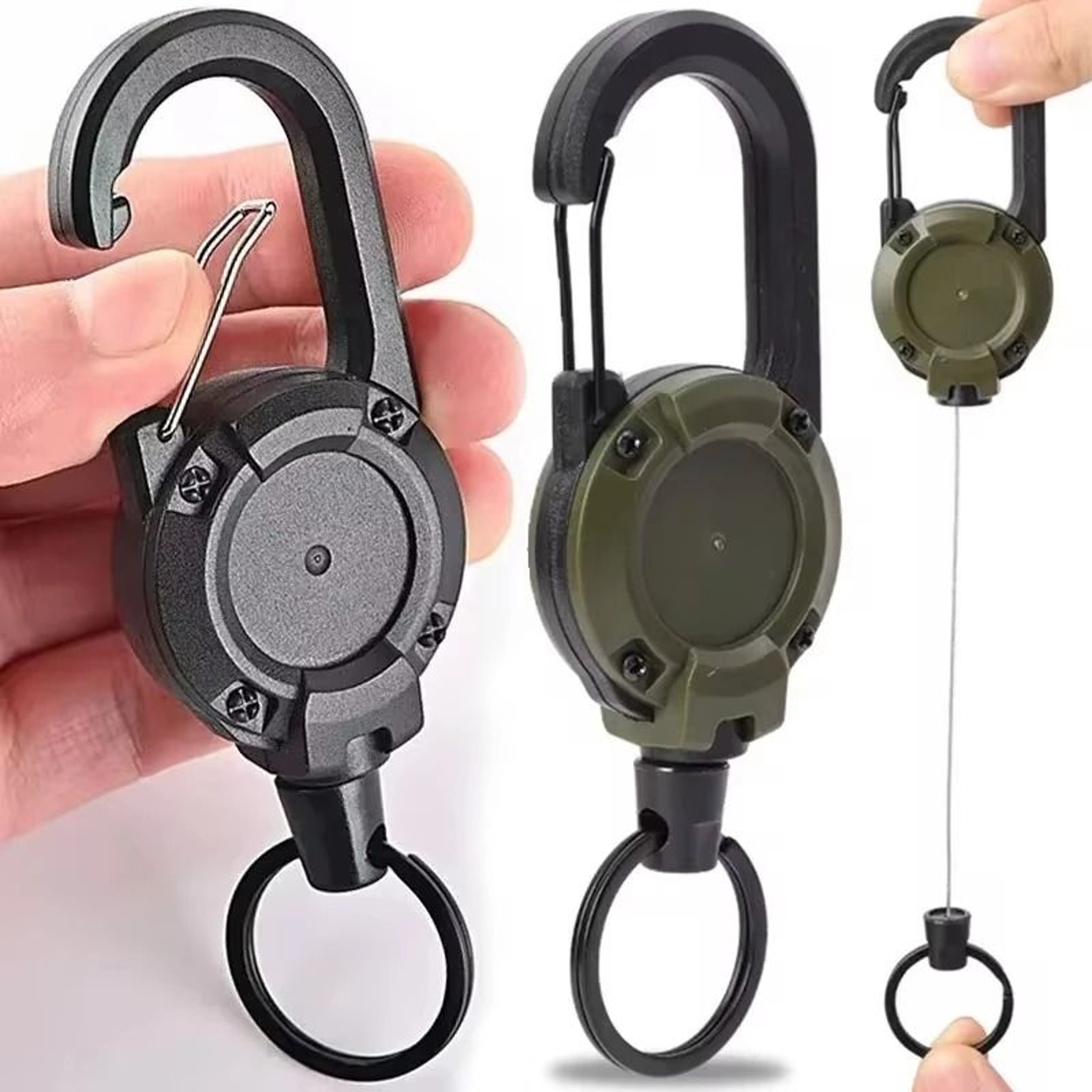 HeavyDuty Retractable Carabiner Pull Reel 1