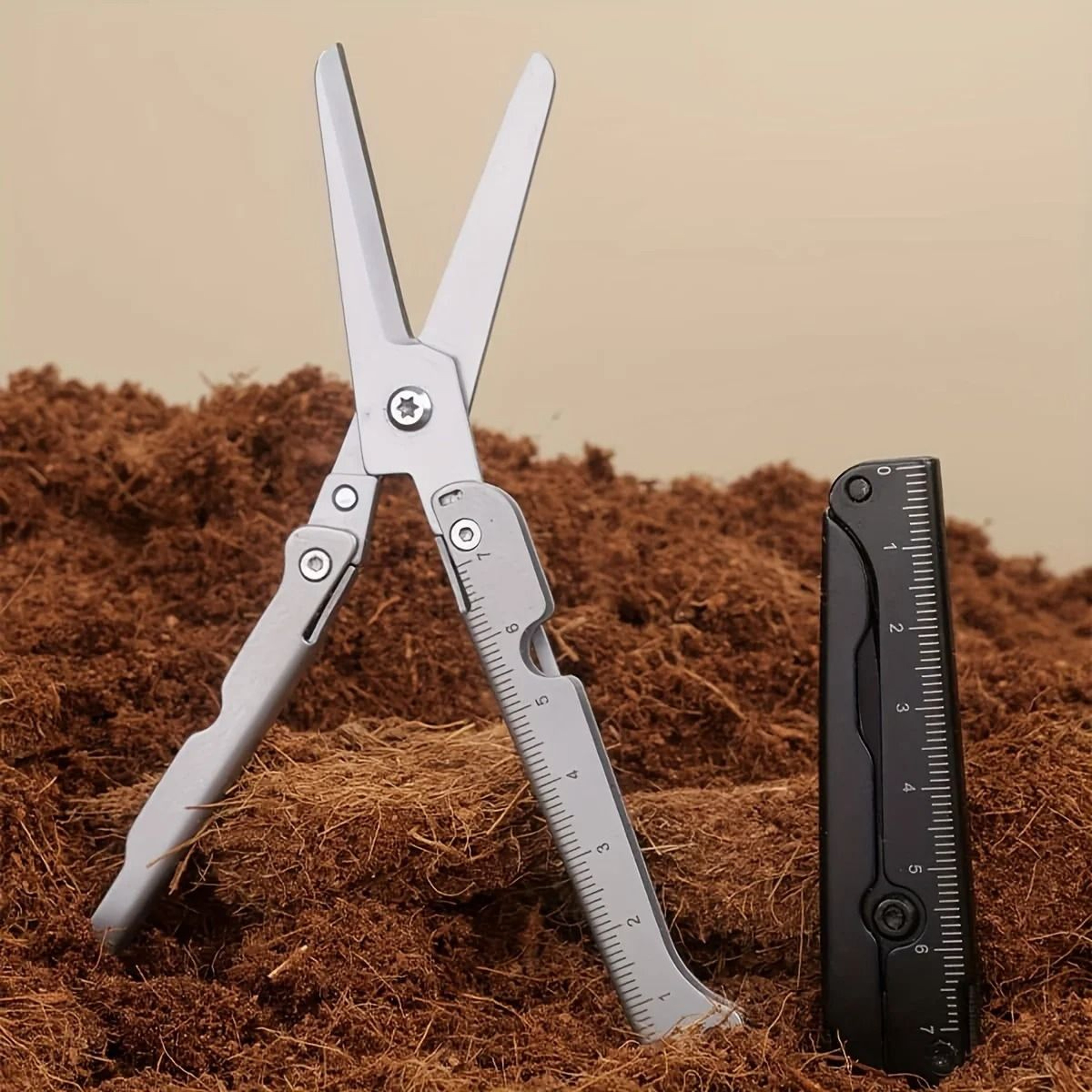 Portable Stainless Steel Multifunctional Scissors 1