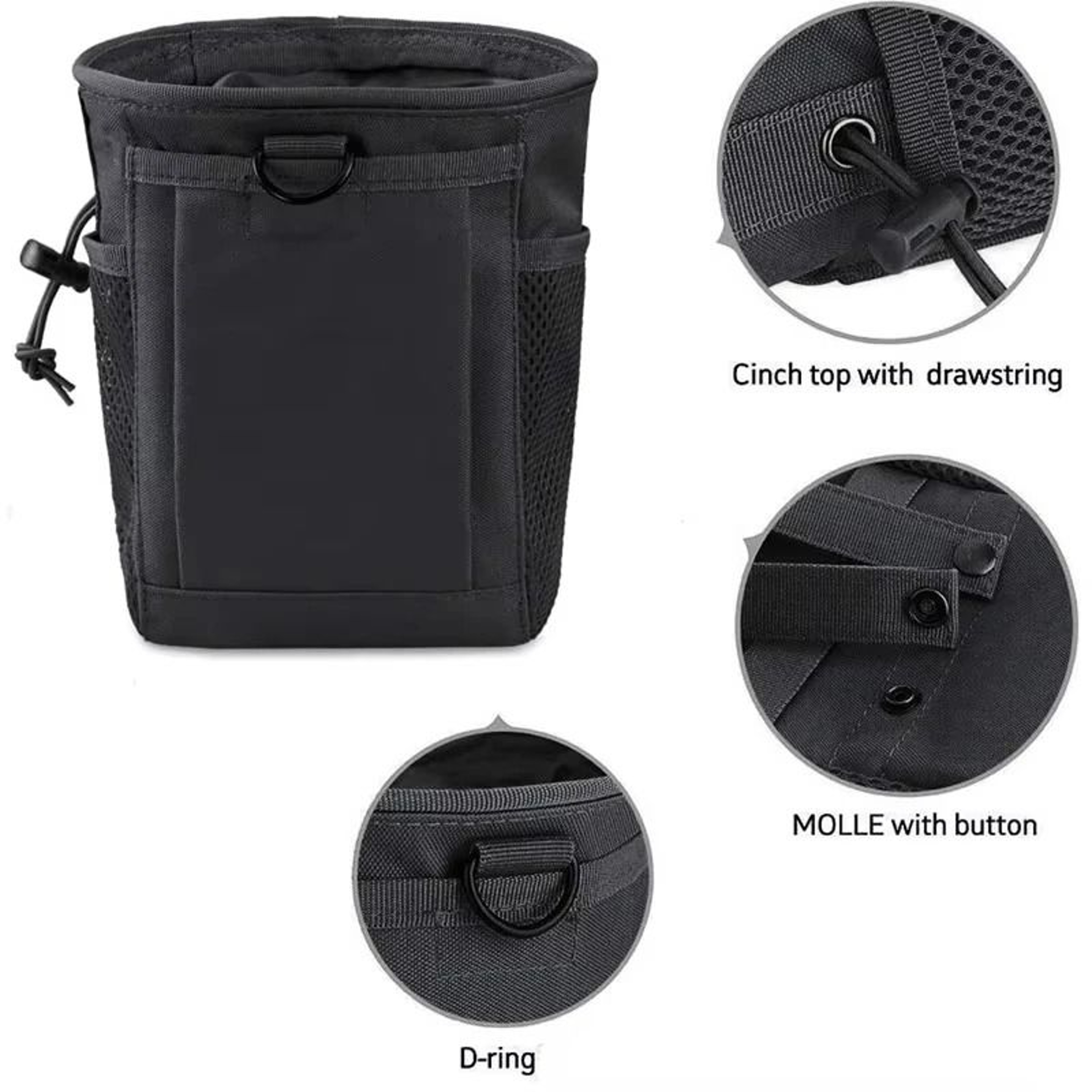 Tactical MOLLE Adjustable Magazine Dump Pouch 2