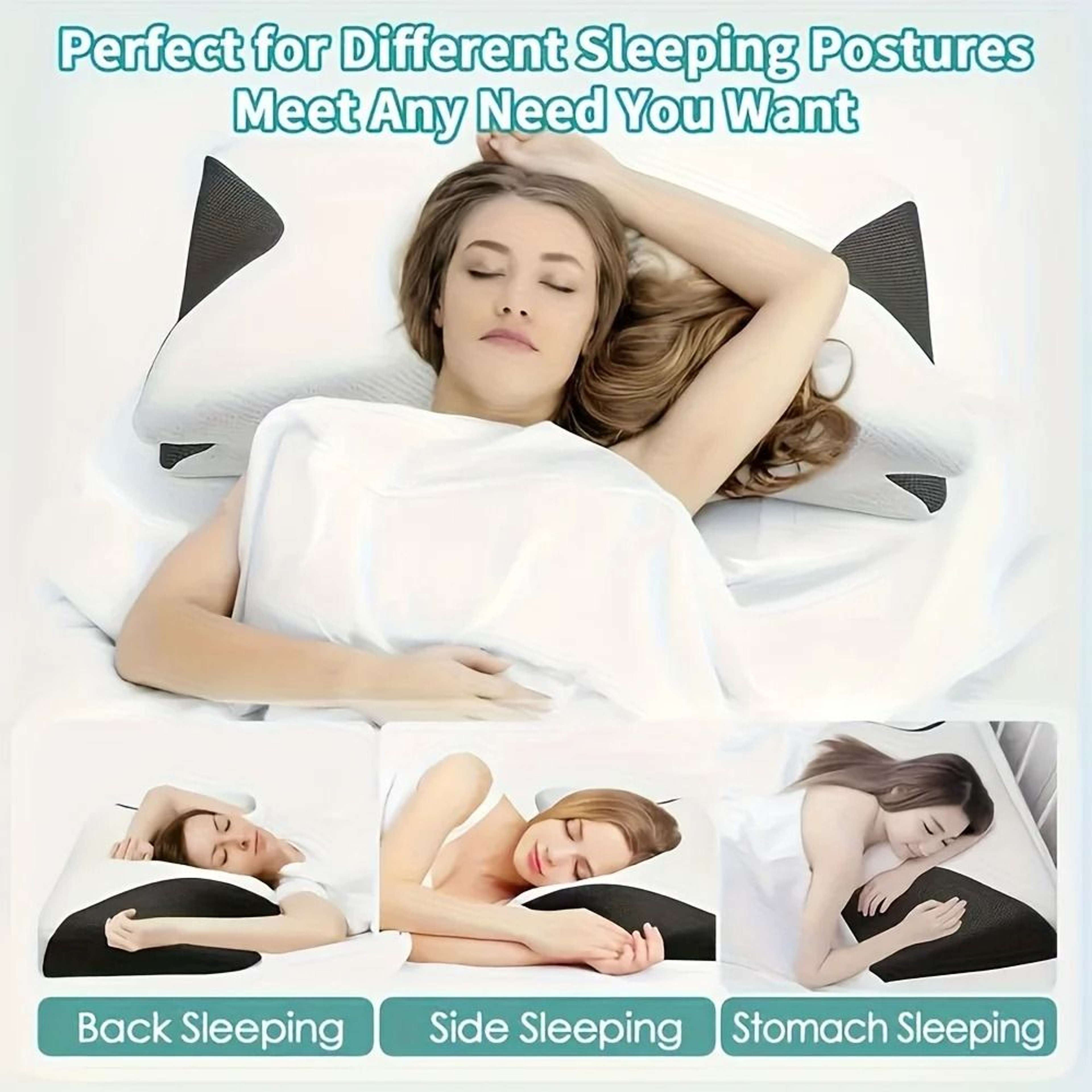 Butterfly Orthopedic Memory Foam Cervical Pillow 4