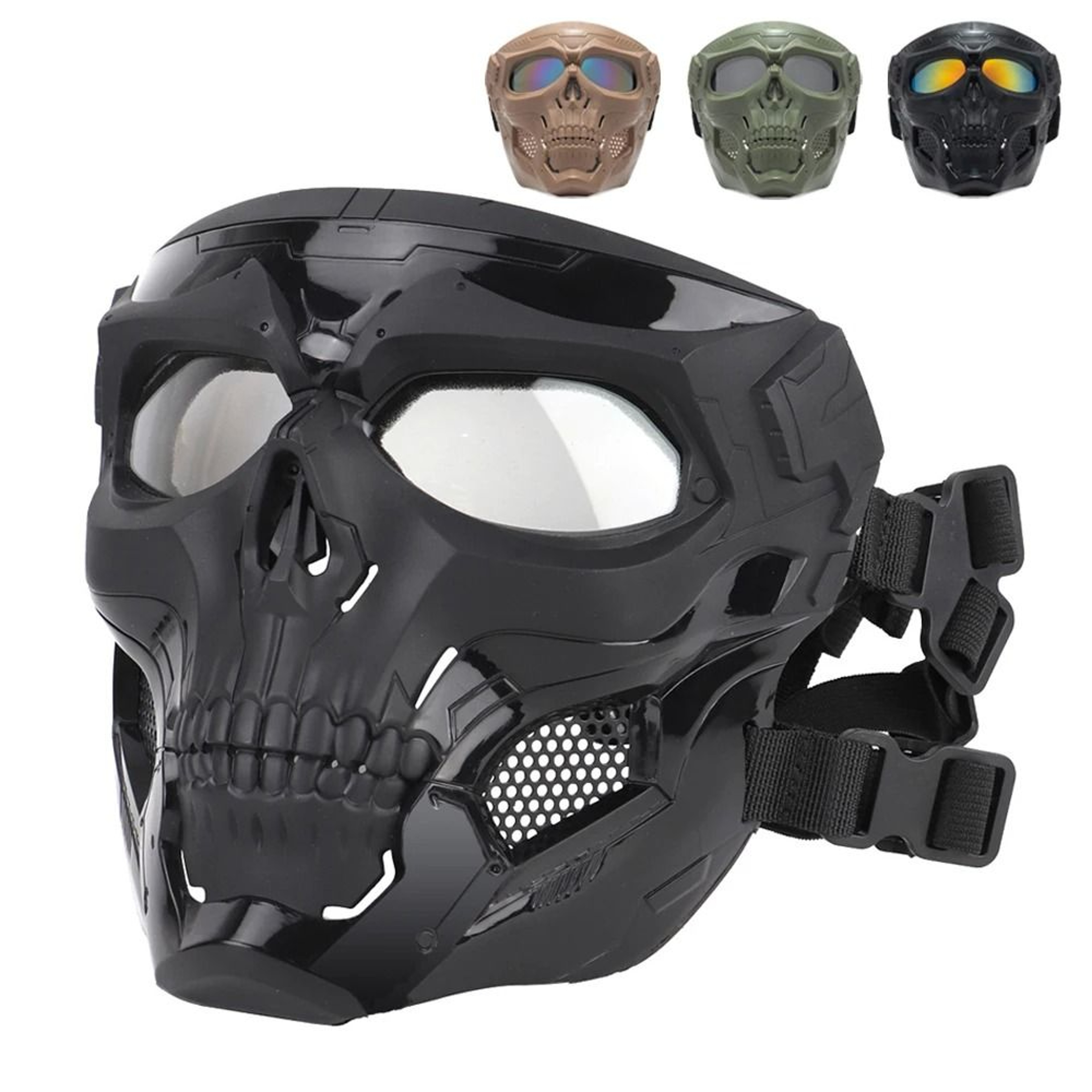 Tactical Skull Mask  Goggles 1