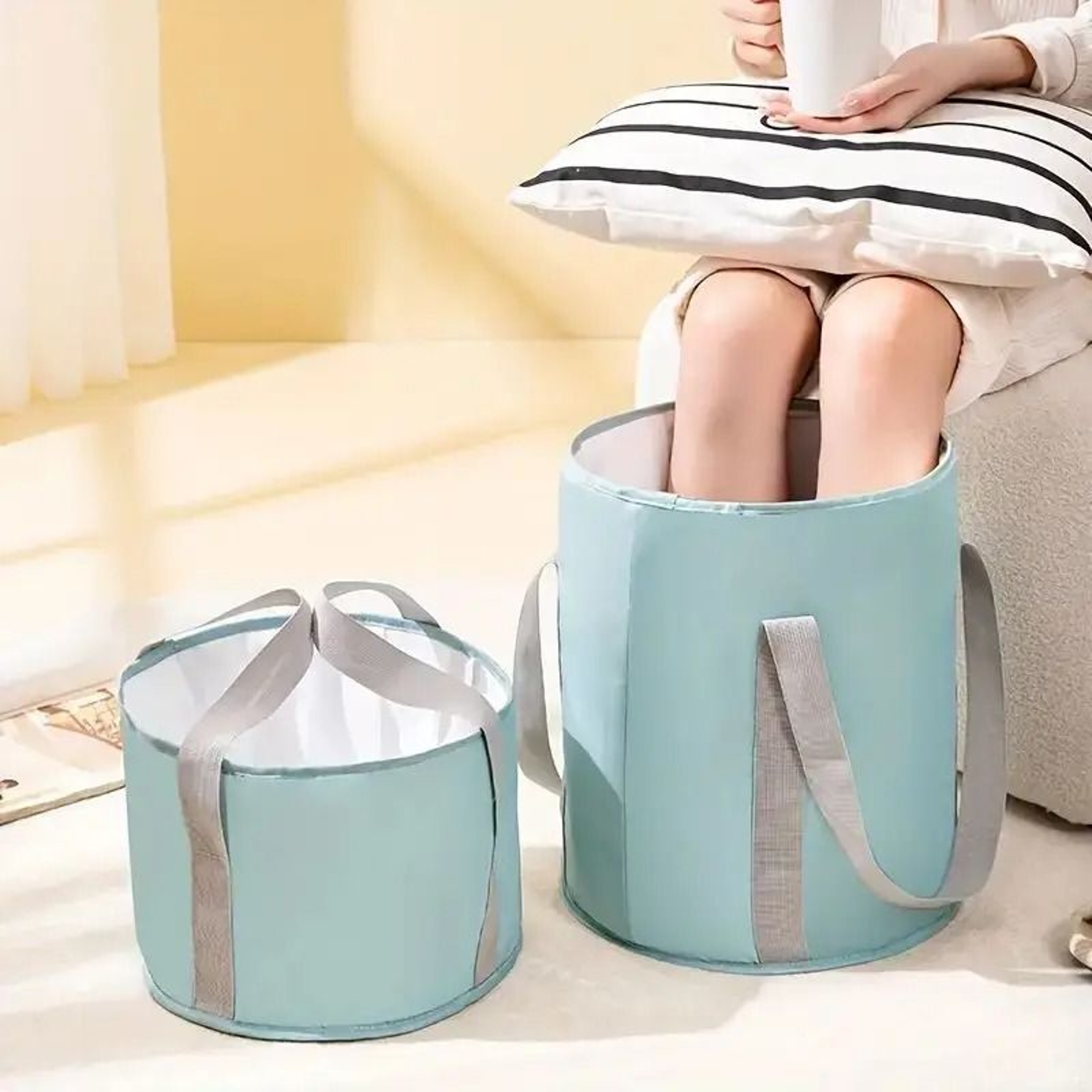 Portable Collapsible Foot Bath Basin 4