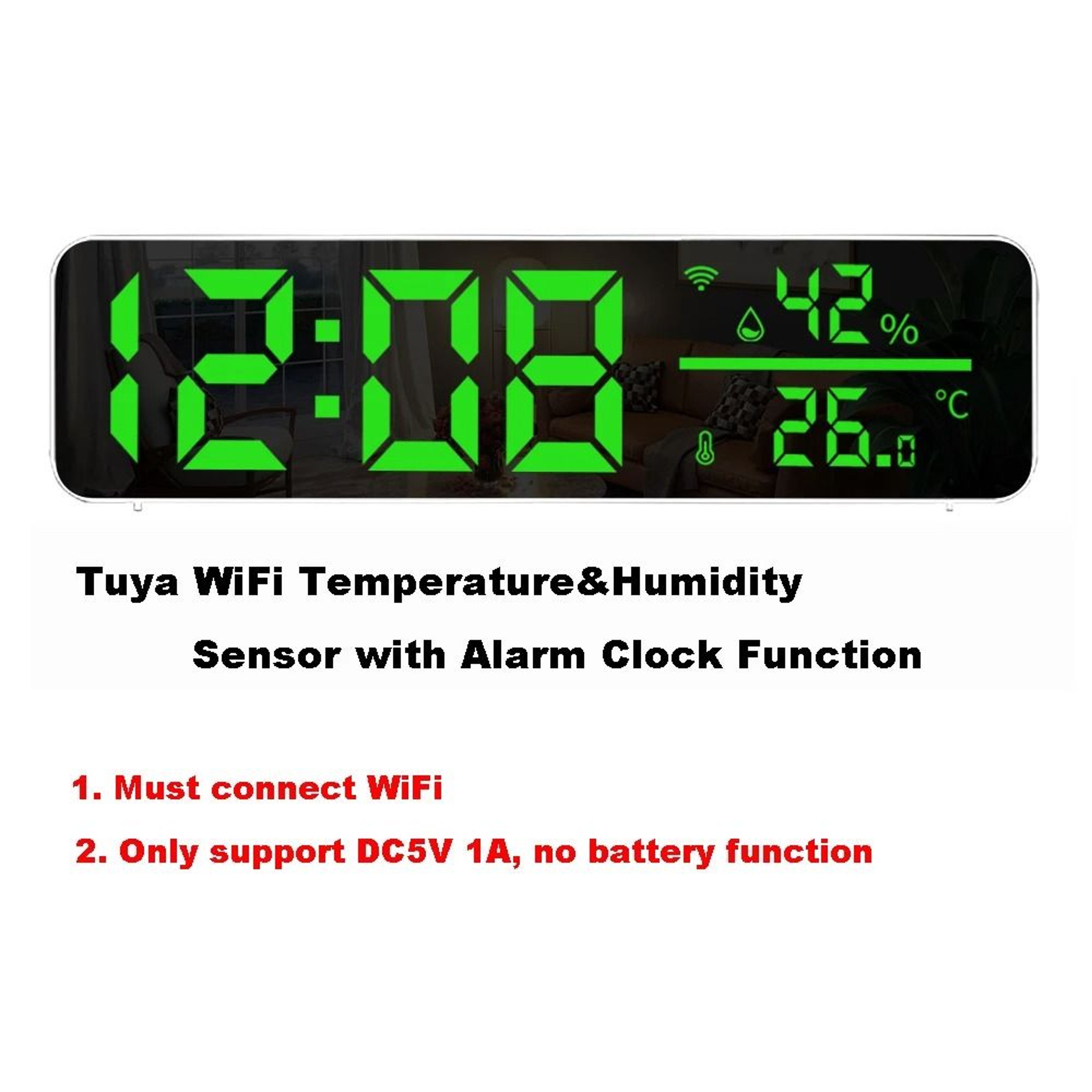 Tuya Smart Temperature  Humidity Climate Sensor 10
