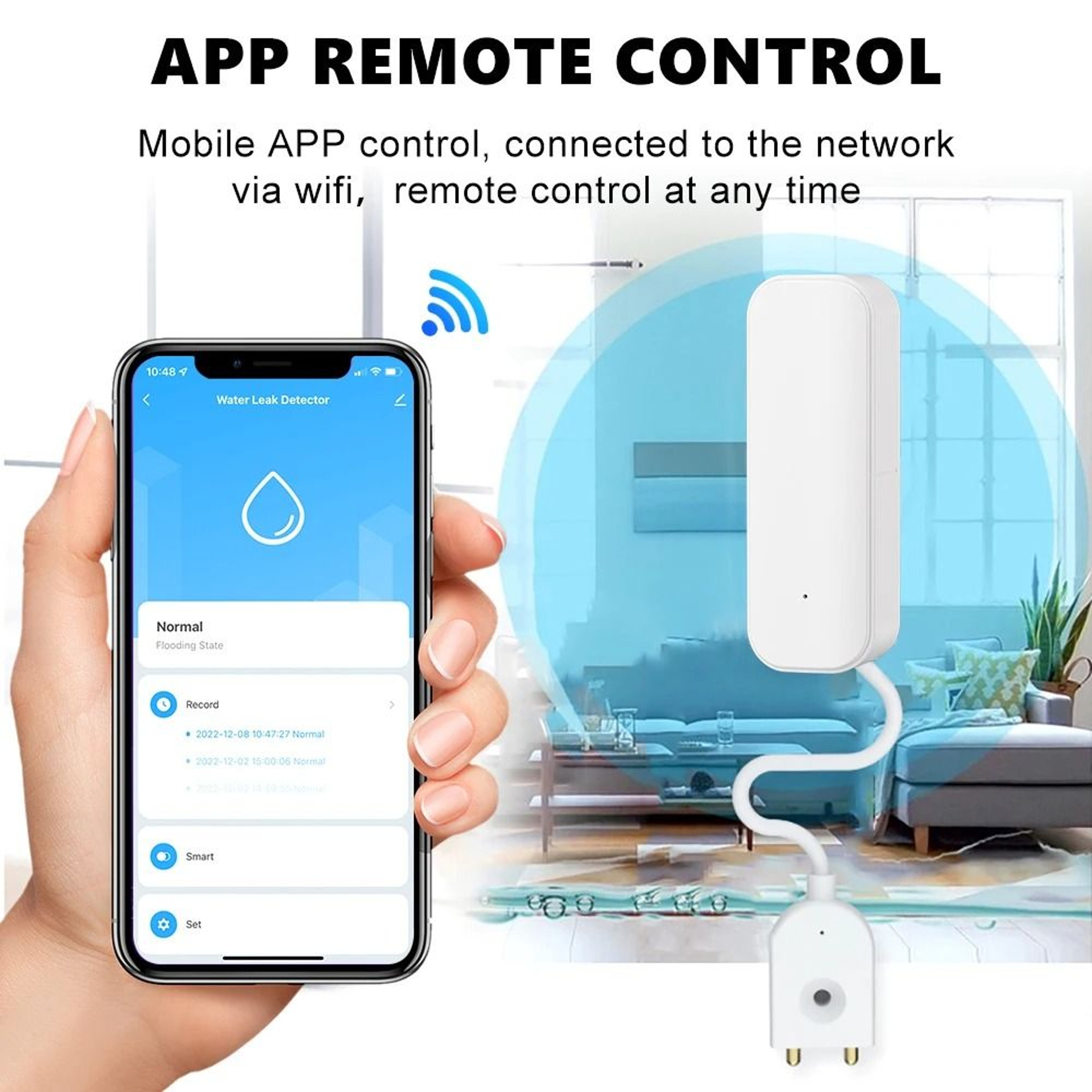 Tuya WiFiZigbee Water Leak Detector 1