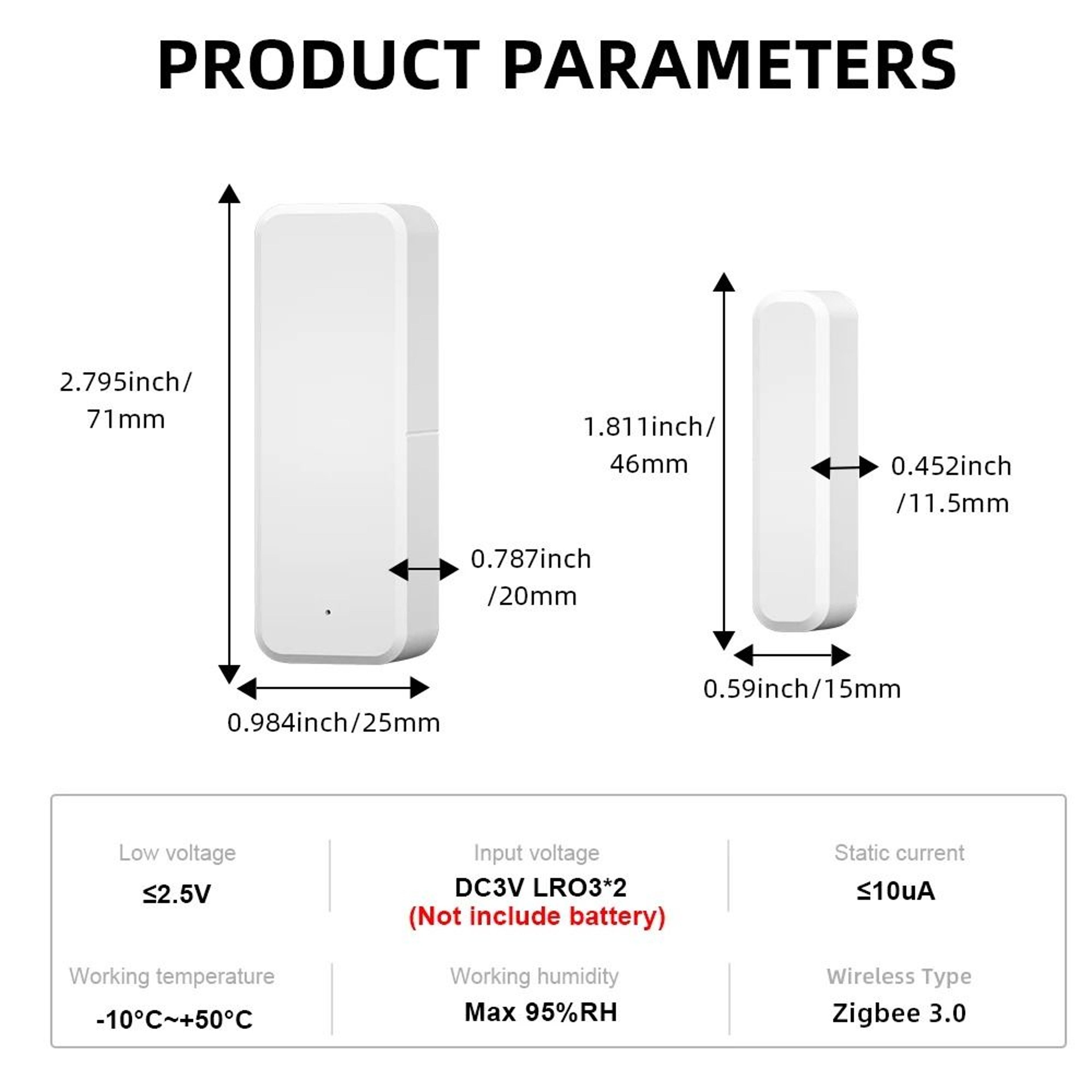 ZigBee Smart Door  Window Sensor 4