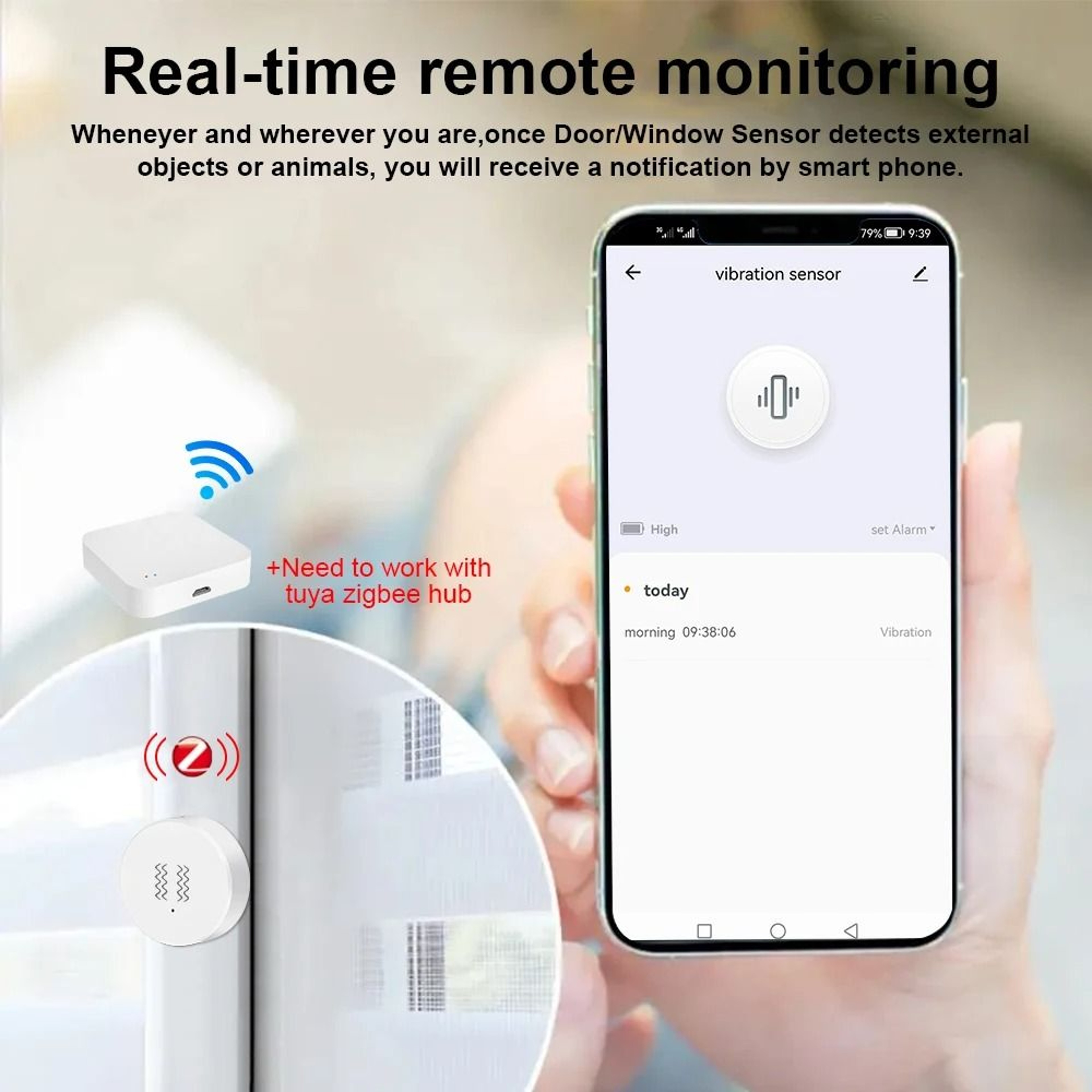 Smart Vibration  Motion Sensor 3