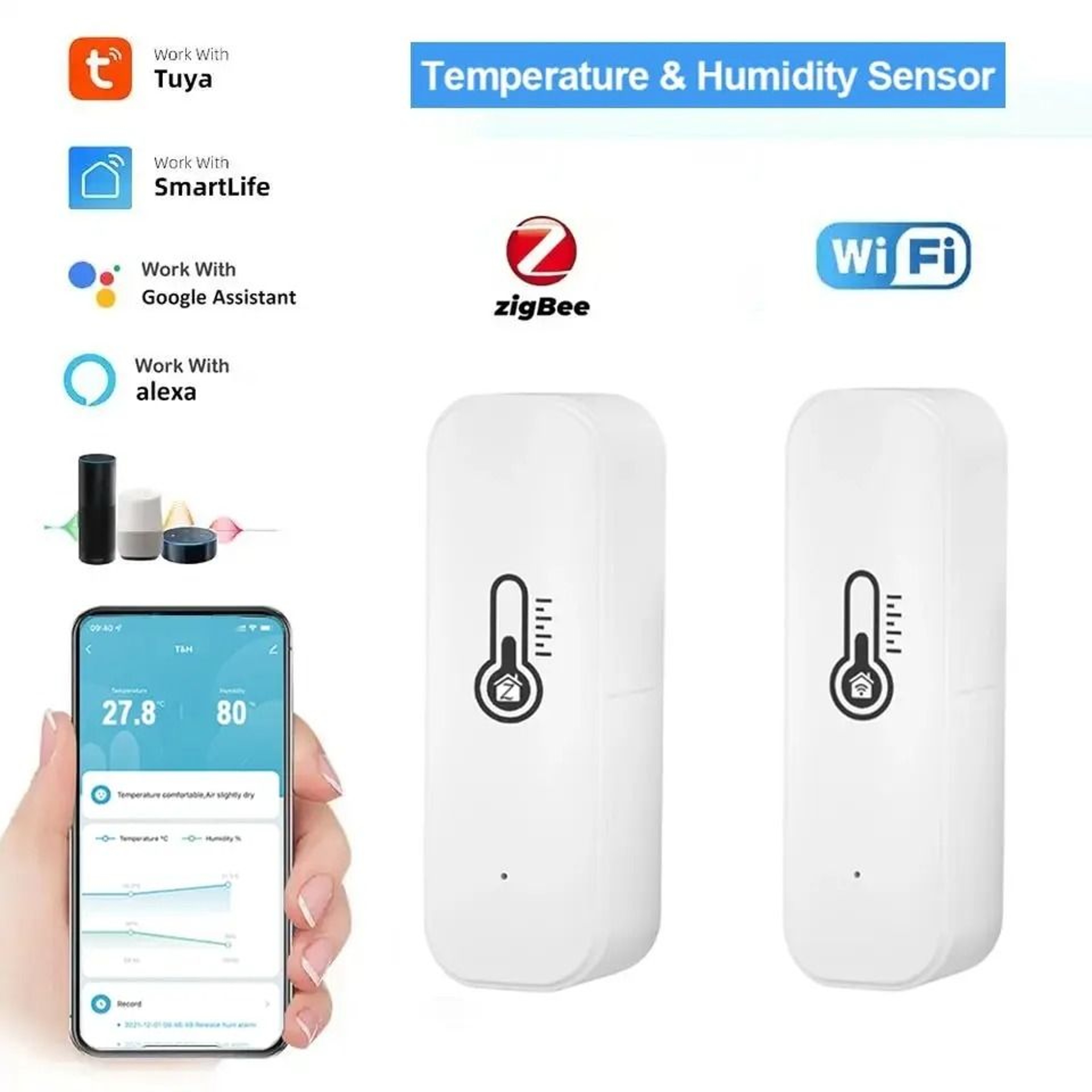 HighFidelity Smart Temperature  Humidity Sensor 0